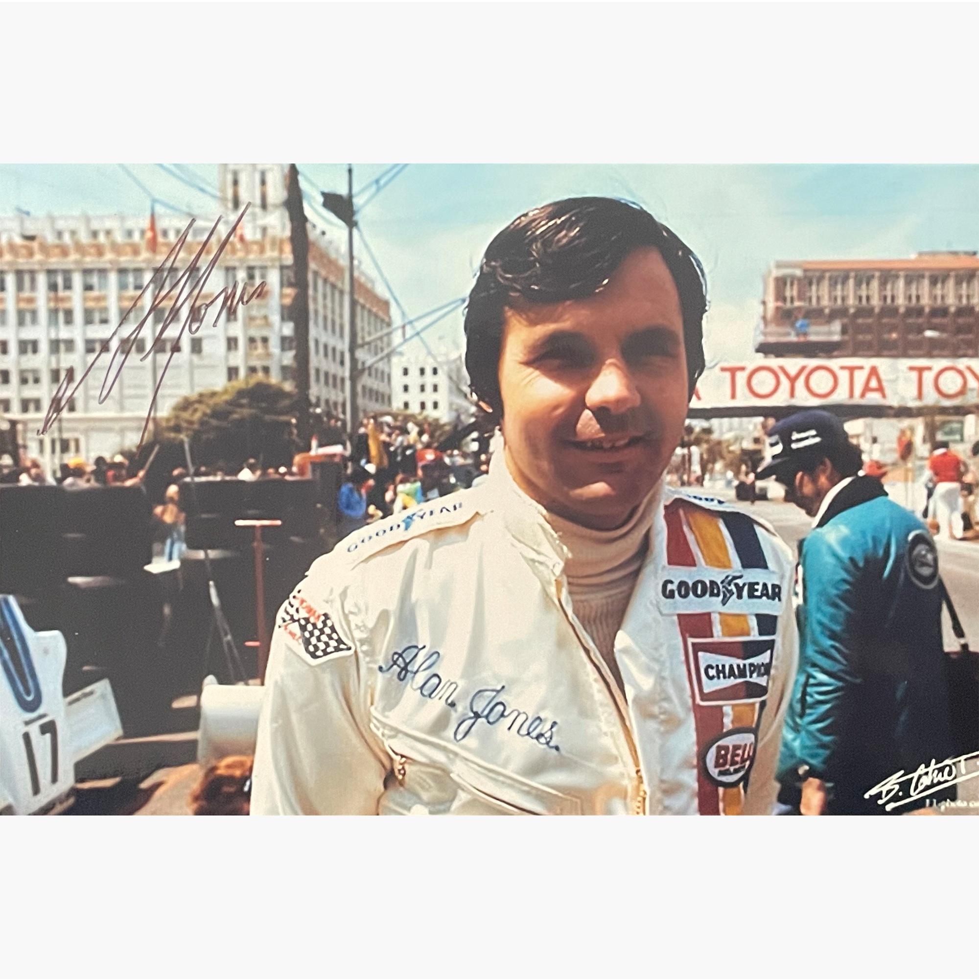 Alan Jones - Signed 15cm x 10cm Colour Photo