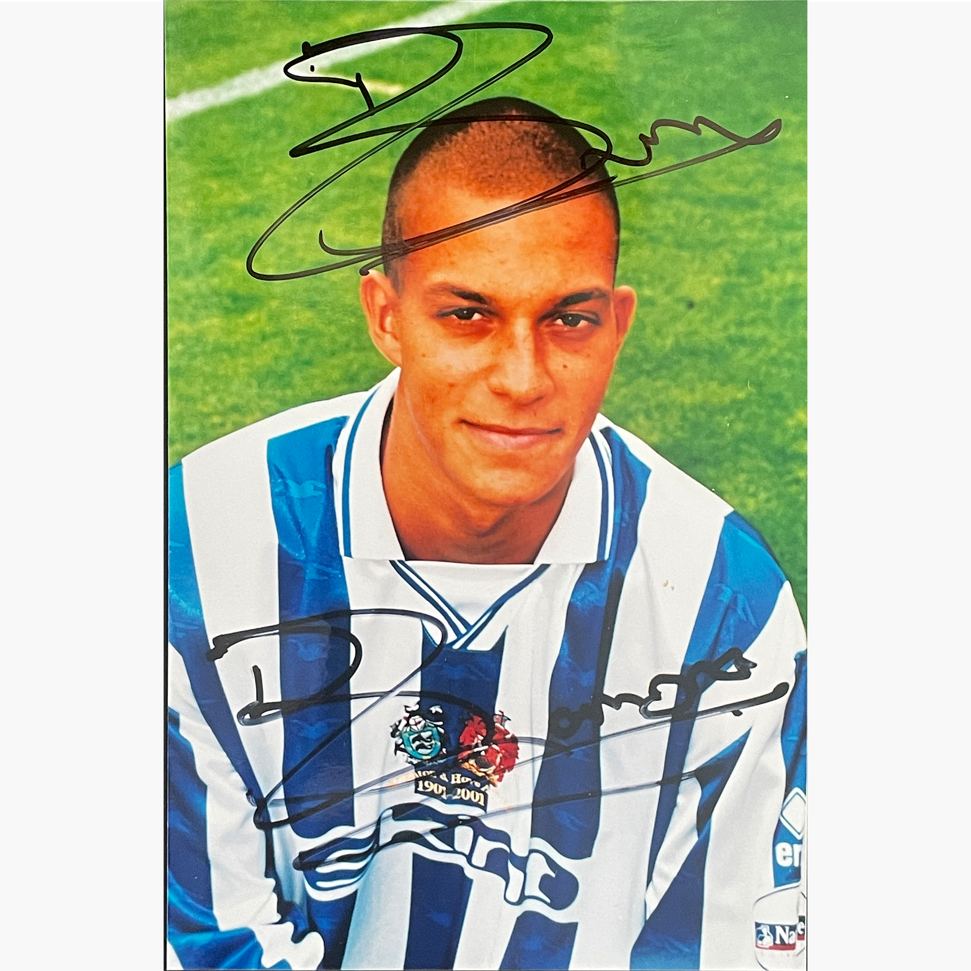 Bobby Zamora – Signed 15cm x 10.5cm Colour Photo