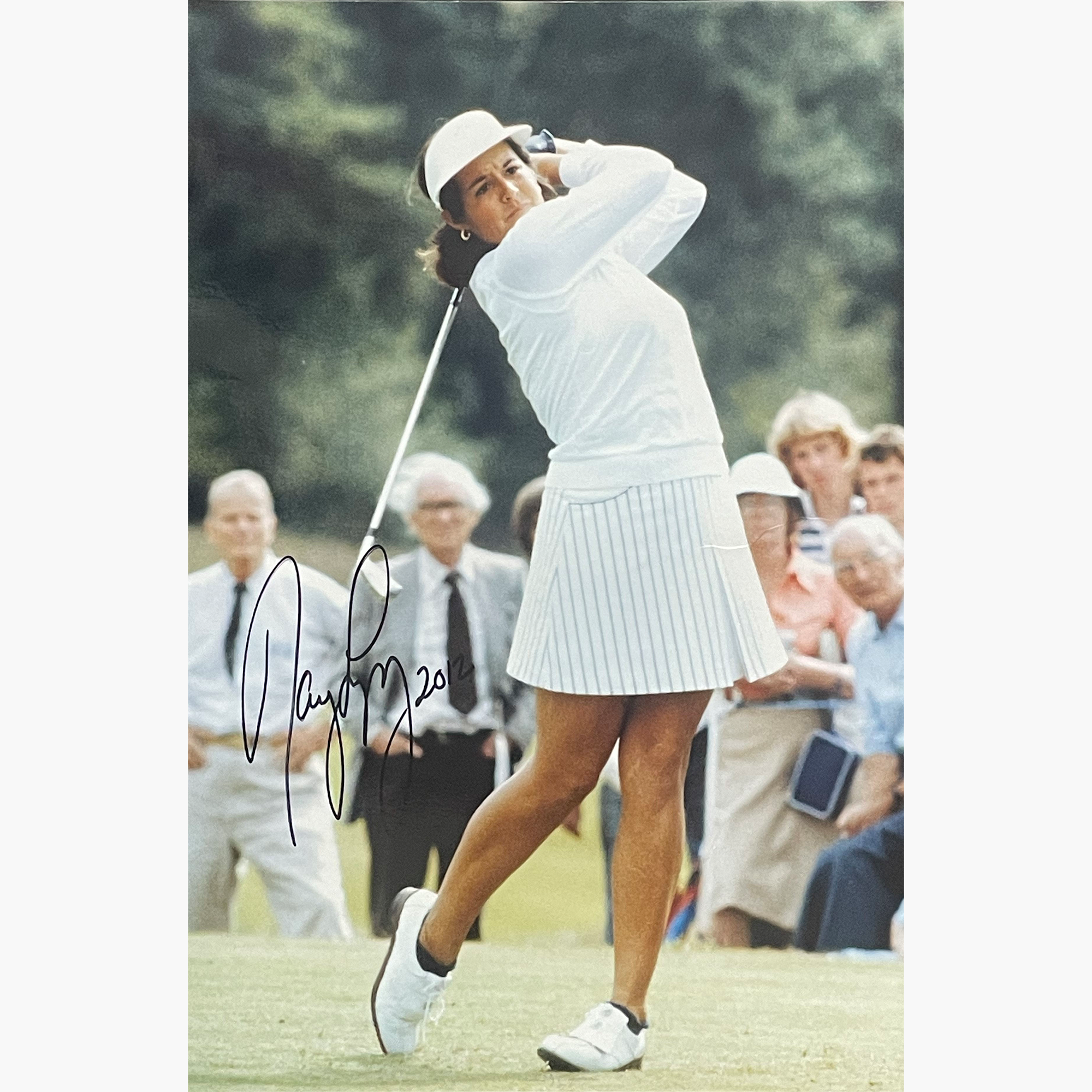 Nancy Lopez – Signed 30.5cm x 20.5cm Colour Action Photo