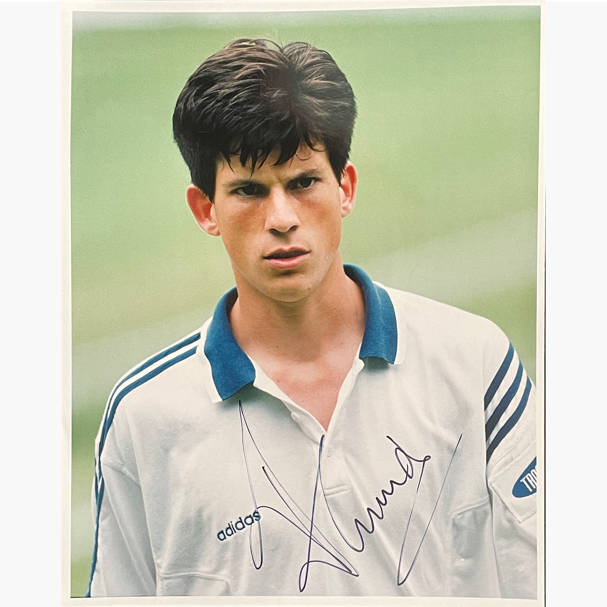 Tim Henman - Signed 25.5cm x 20.5cm Colour Press Photo