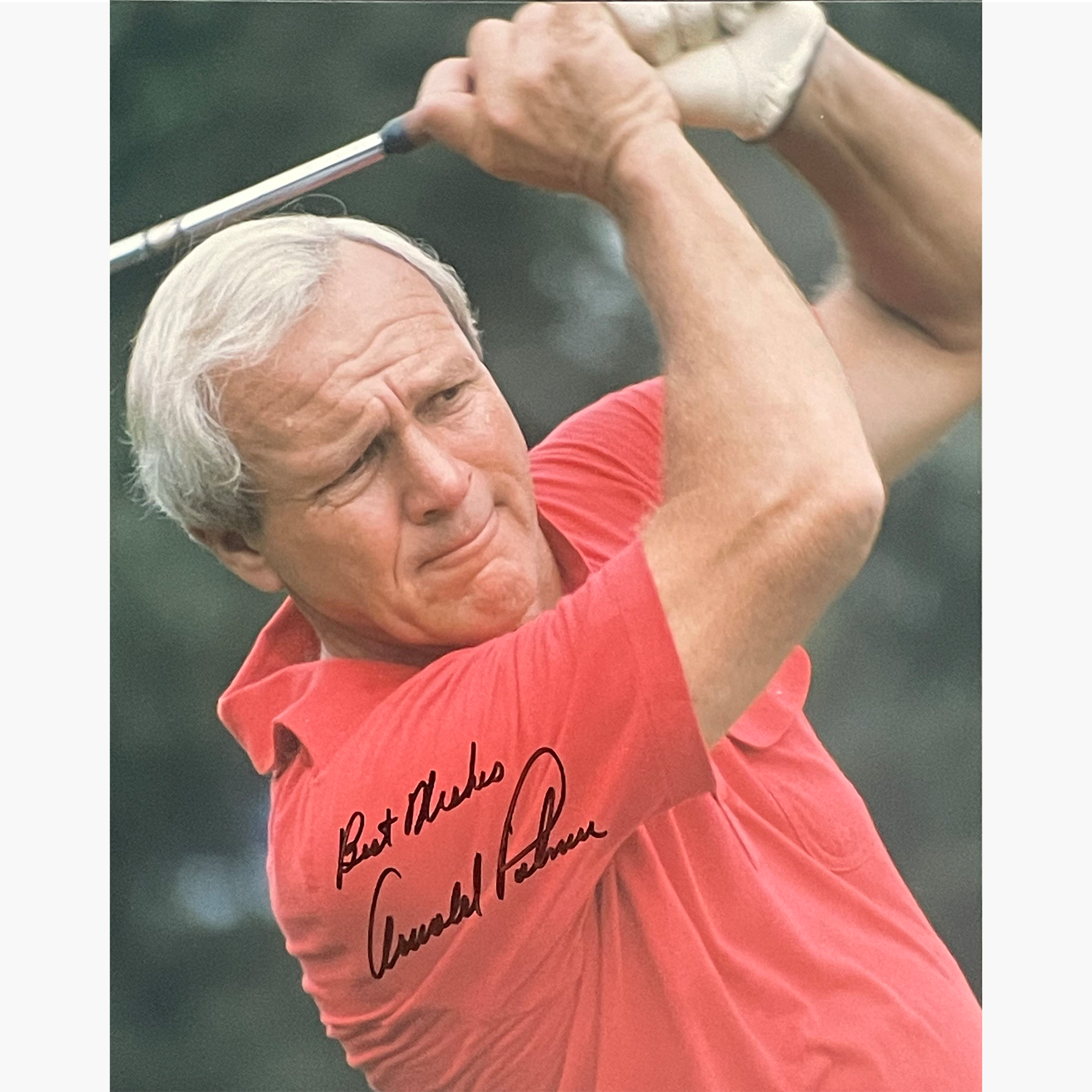 Arnold Palmer – Signed 10" x 8" Colour Action Photo