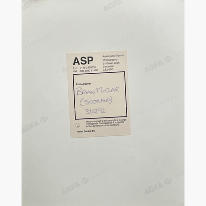 Brian McClair – Signed 25.5cm x 17.5cm Colour Action Press Photo