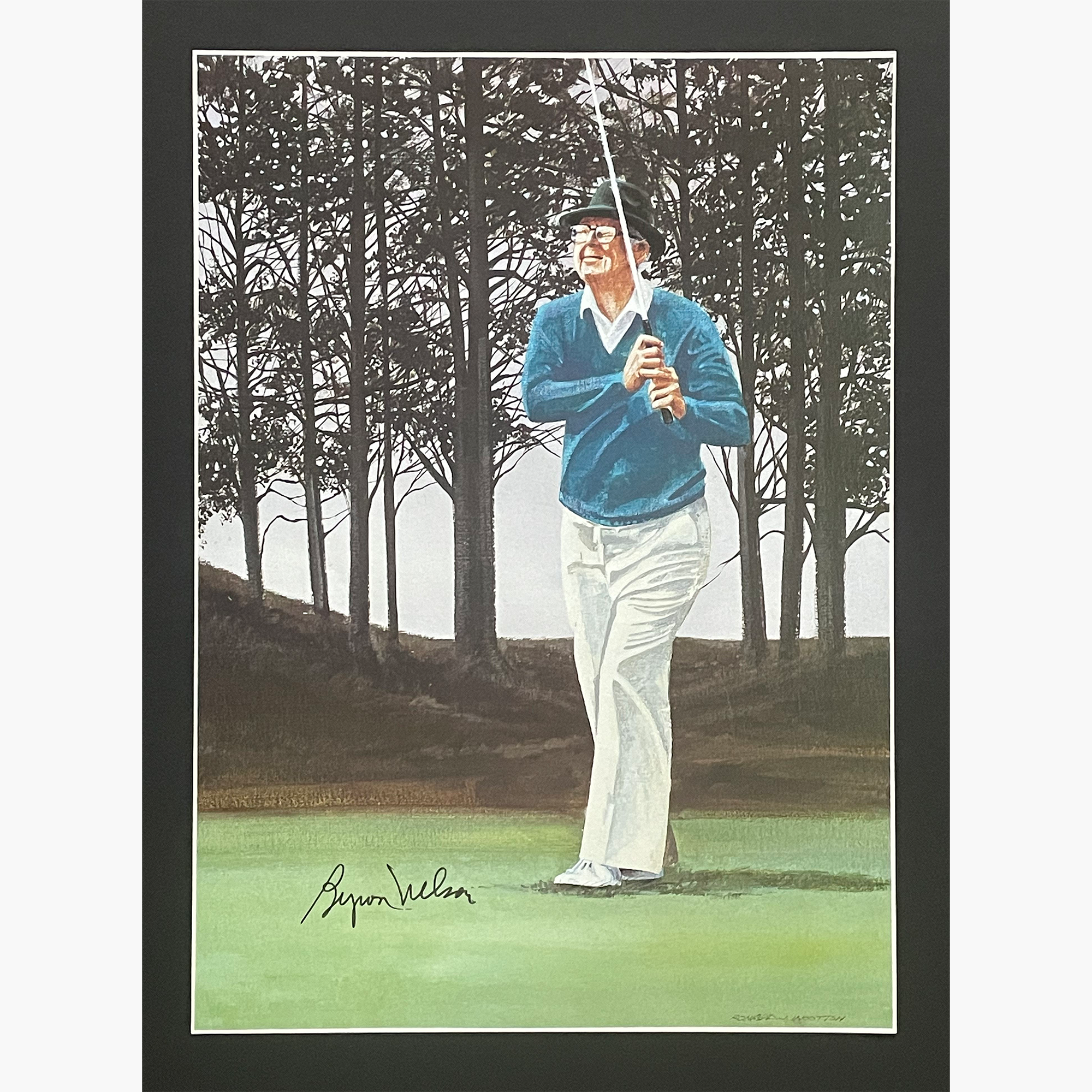 Byron Nelson - Signed 29.5cm x 21cm Colour ActionMagazine Picture