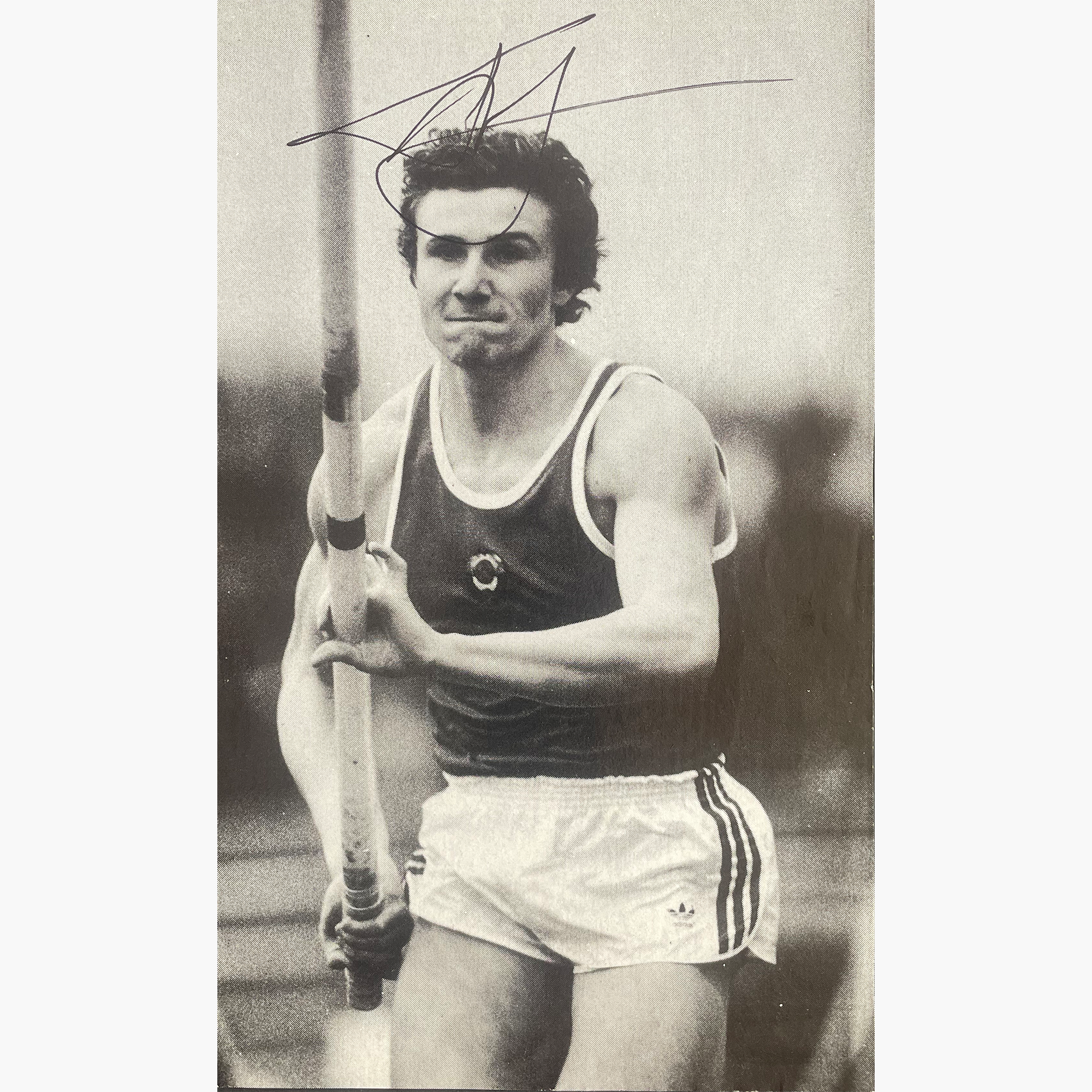 Sergey Bubka – Signed 19.7cm x 12cm Black & White Action Magazine Picture