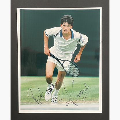 Tim Henman - Signed 25.5cm x 20.5cm Colour Action Press Photo