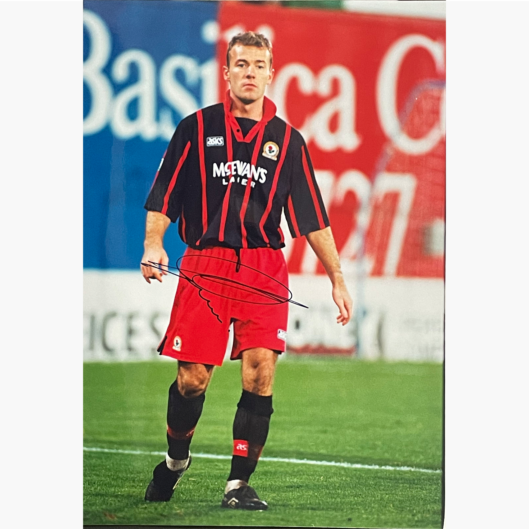 Alan Shearer – Signed 25cm x 17.5cm Colour Action Photo