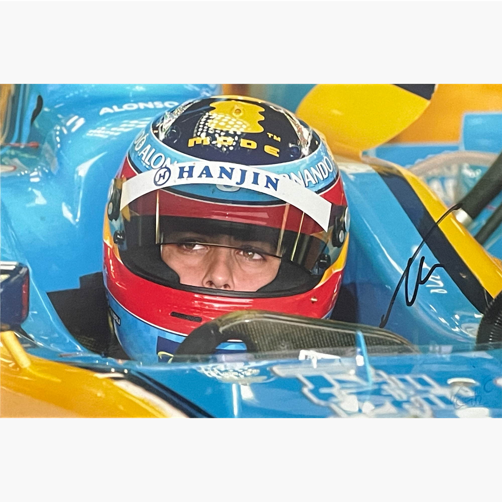 Fernando Alonso - Signed 22.5cm x 15.1cm Colour Photo