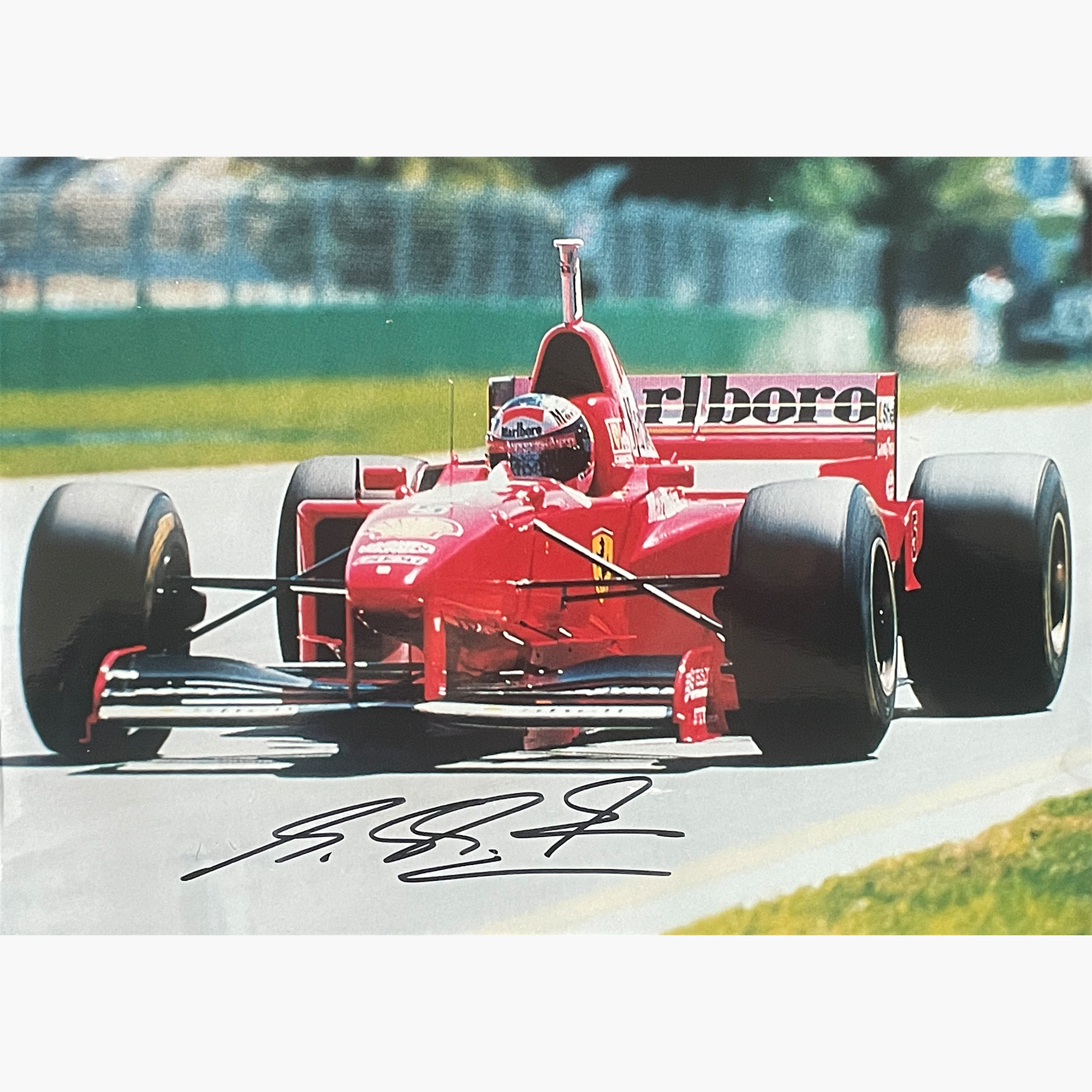 Michael Schumacher – Signed 28cm x 20cm Colour Action Photo