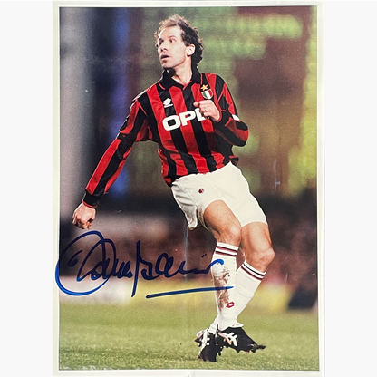 Franco Baresi - Signed 25.5cm x 18.5cm Colour Press Photo