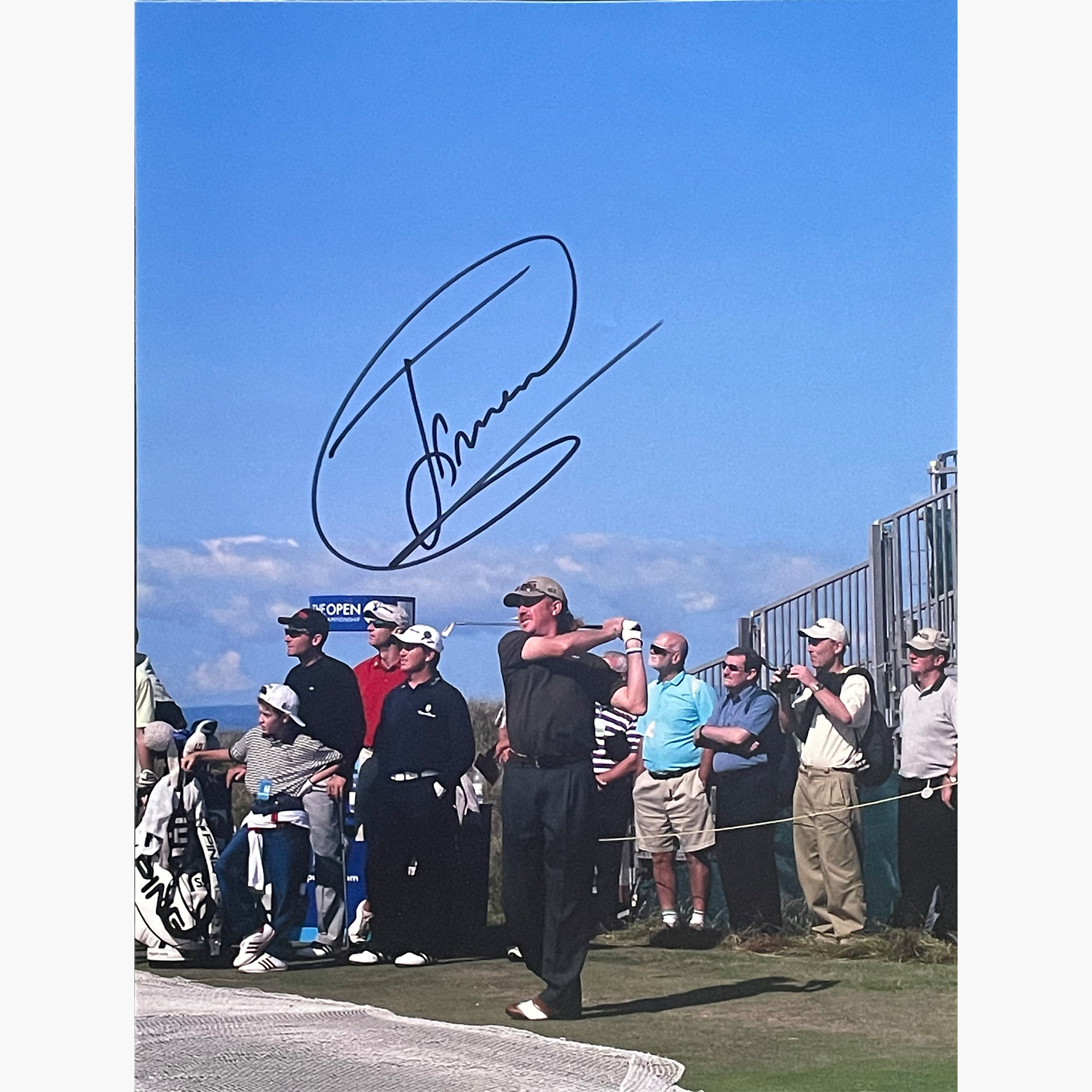 Miguel Angel Jimenez – Signed 27cm x 20cm Colour Action Photo