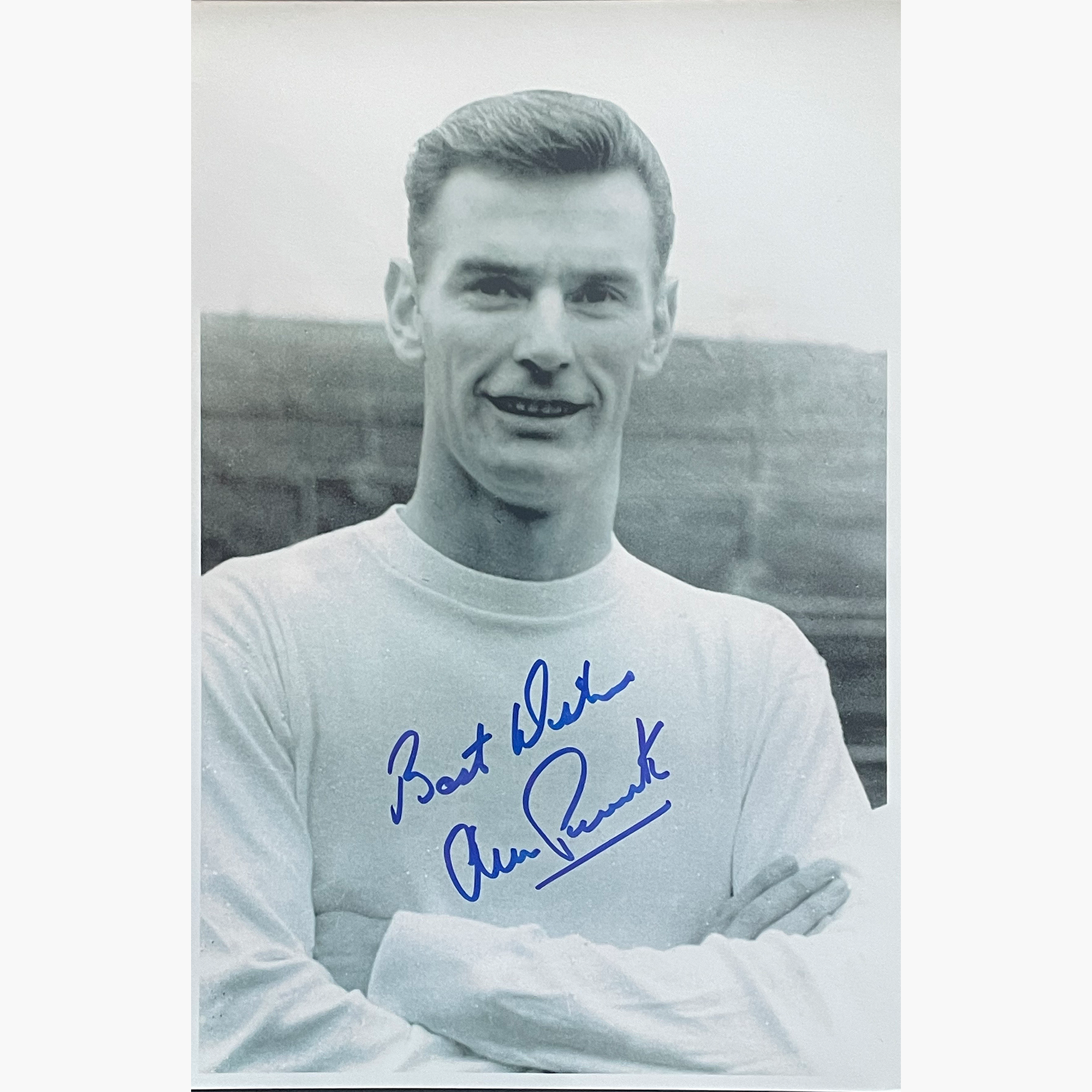 Alan Peacock – Signed 30cm x 20cm Black & White Photo