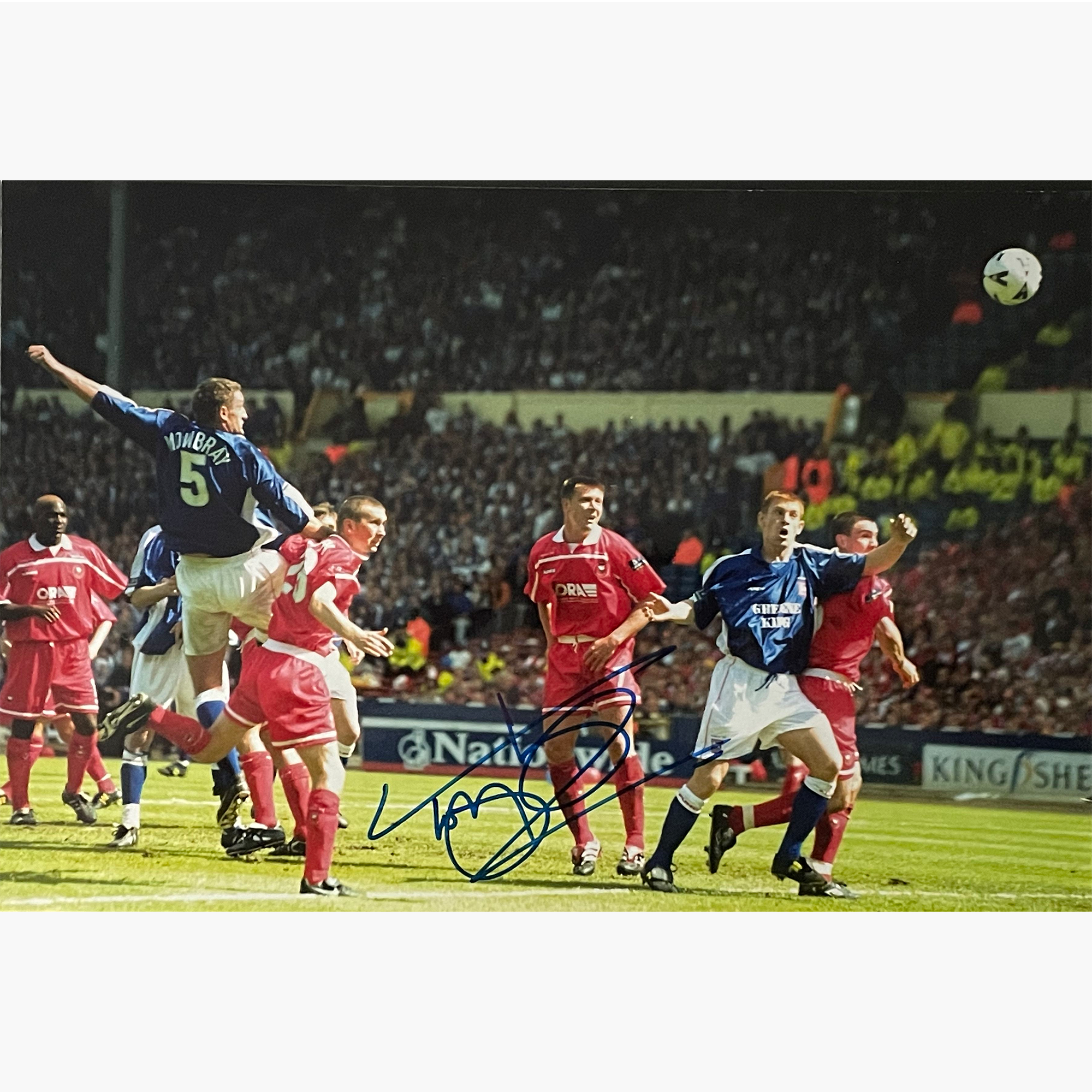 Tony Mowbray – Signed 30cm x 20cm Colour Action Photo