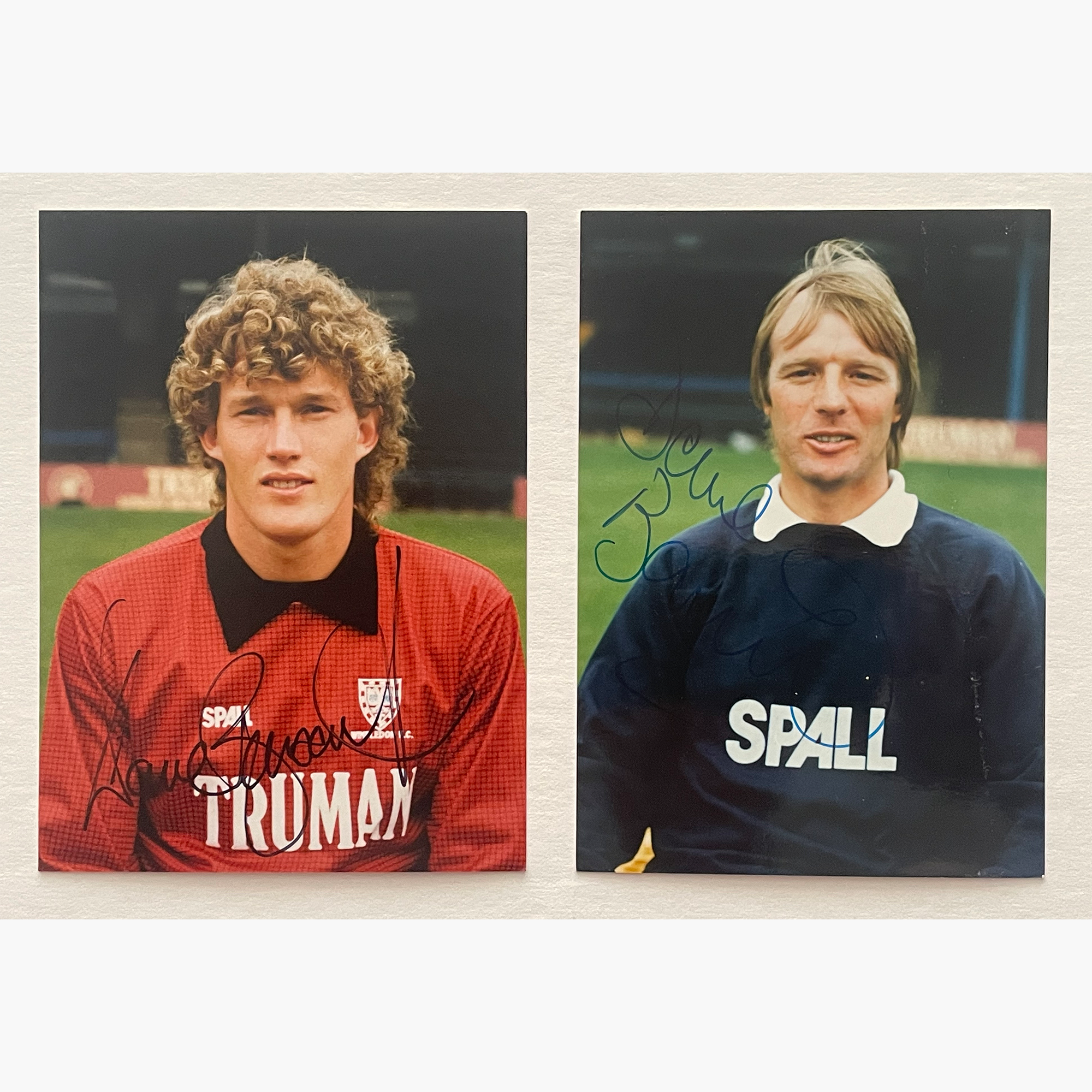 Dave Bassett & Dean Holdsworth – Signed 12.5cm x 9.5cm Colour Photos