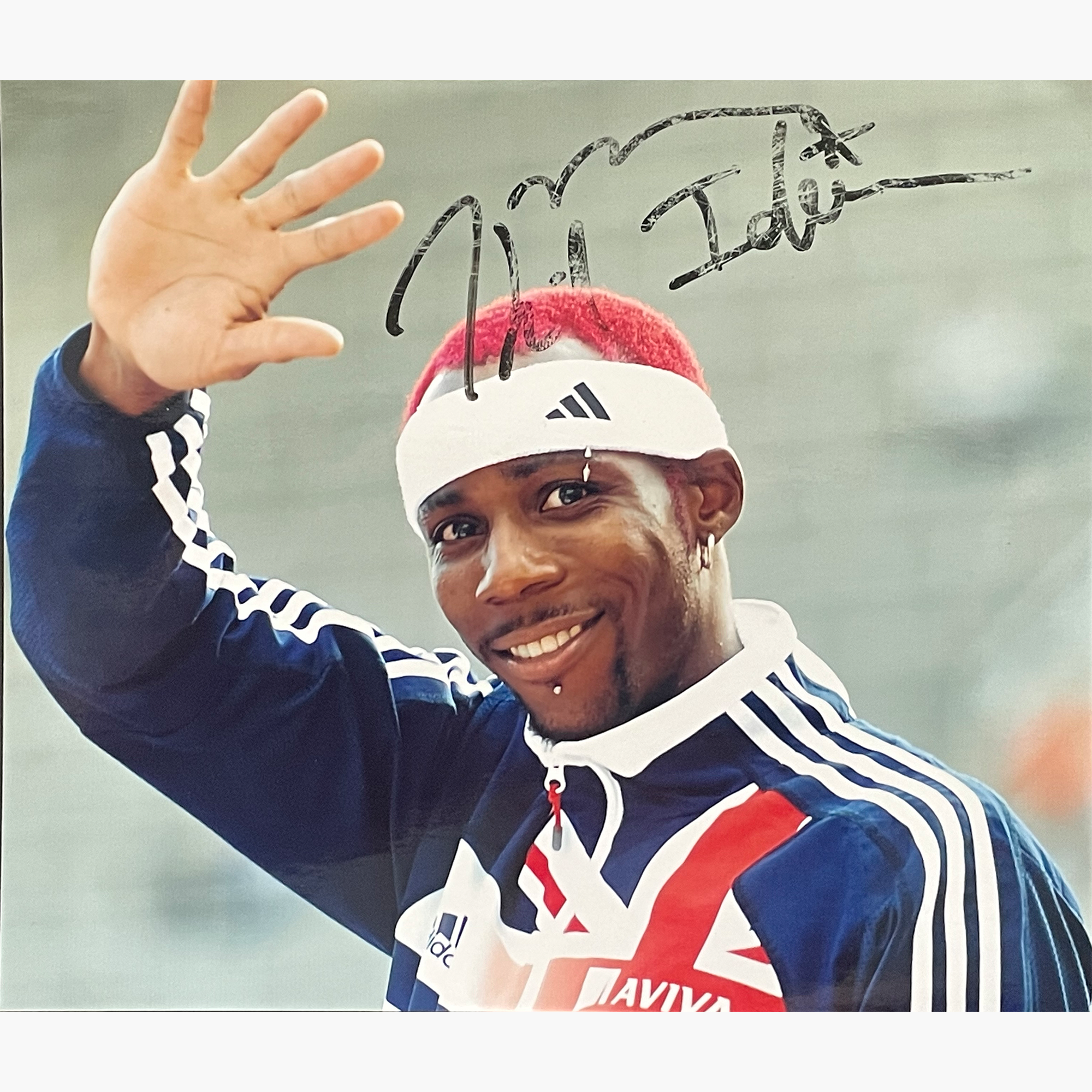 Phillips Idowu – Signed 17.7cm x 15cm Colour Action Photo