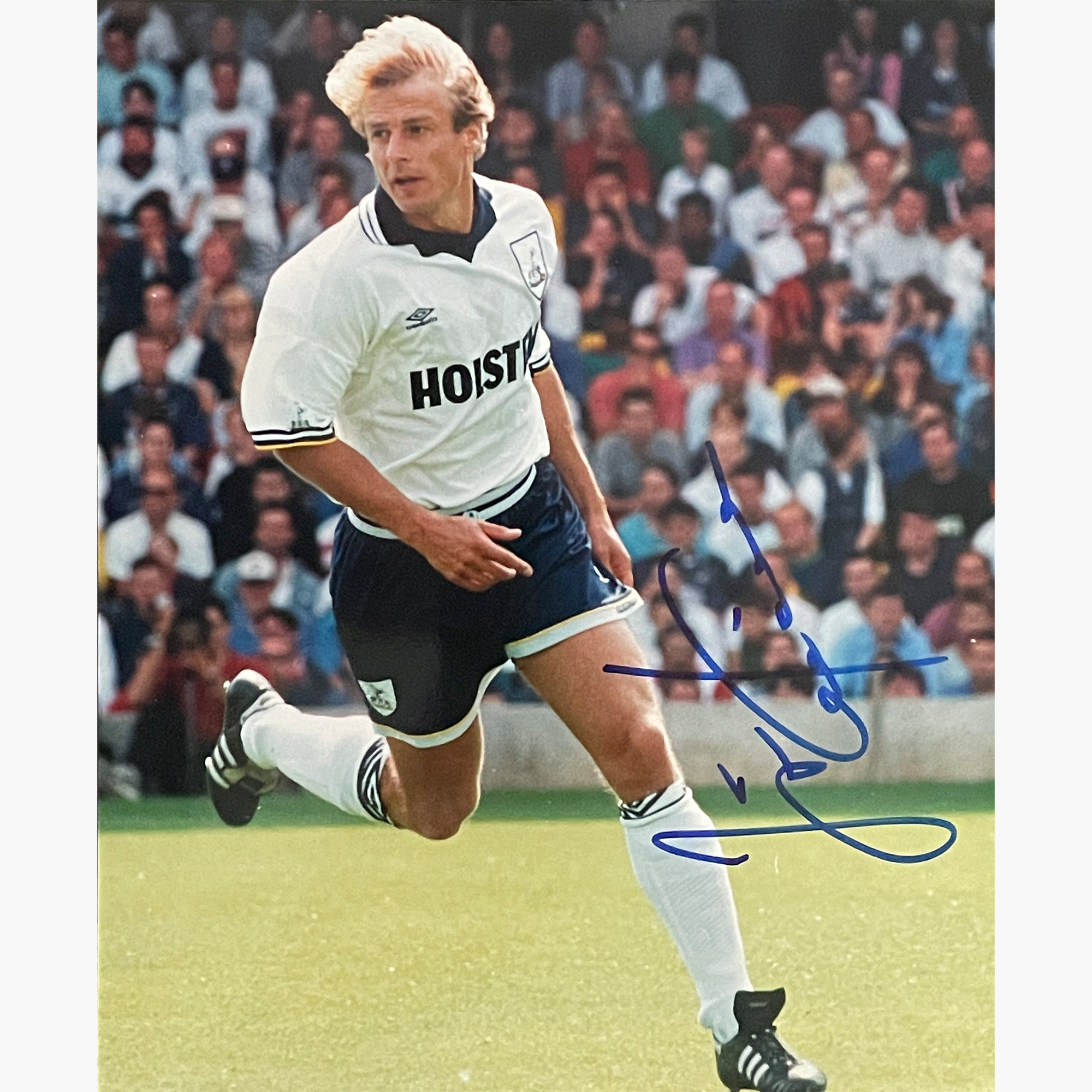 Jürgen Klinsmann – Signed 25cm x 20cm Colour Action Photo