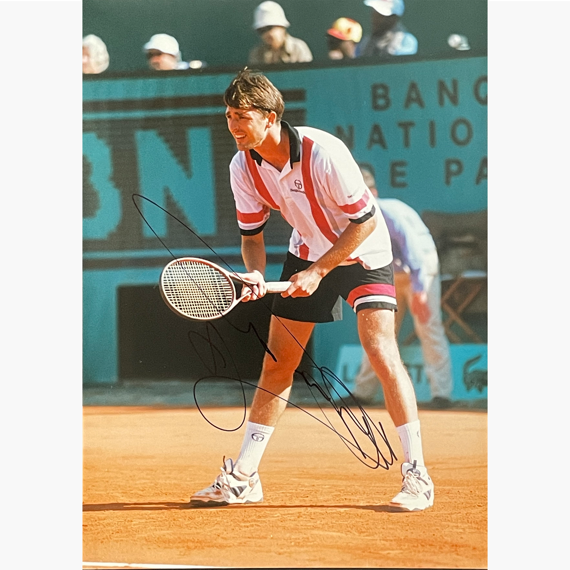 Goran Ivanisevic - Signed 17.5cm x 13cm Colour Action Photo