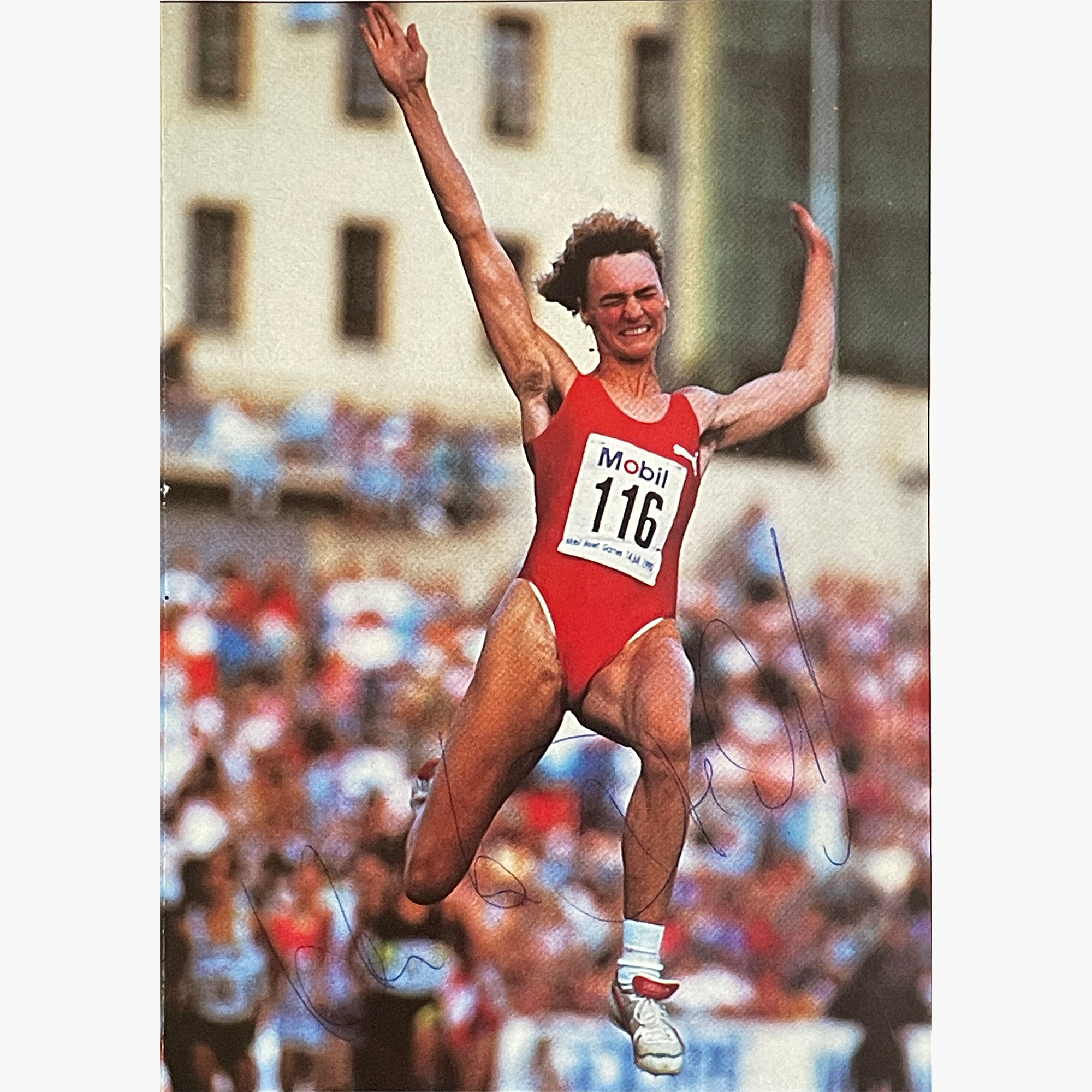 Heike Dreschler – Signed 14.3cm x 10.1cm Colour Action Magazine Picture