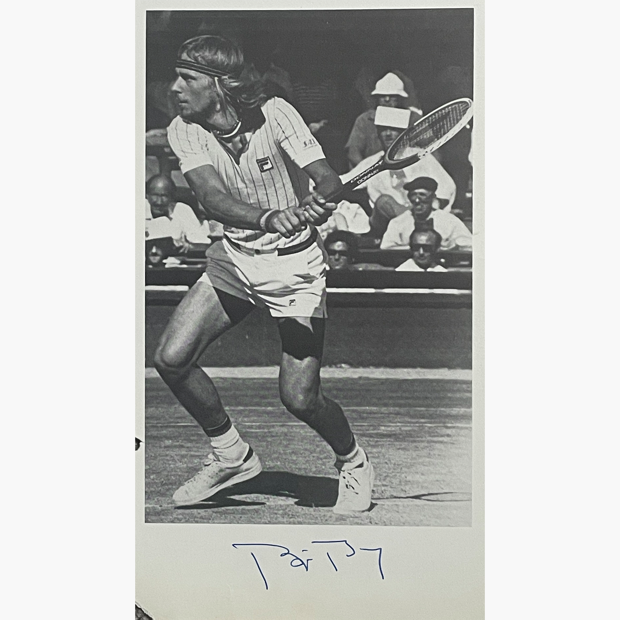 Bjorn Borg – Signed 19.5cm x 12.2cm Black & White Magazine Picture