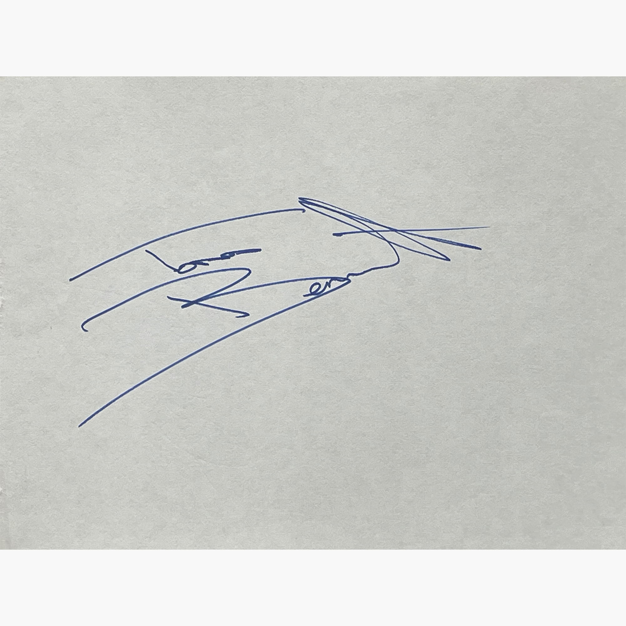 Todd Bennett – Signed 15cm x 10cm Slip Of Paper