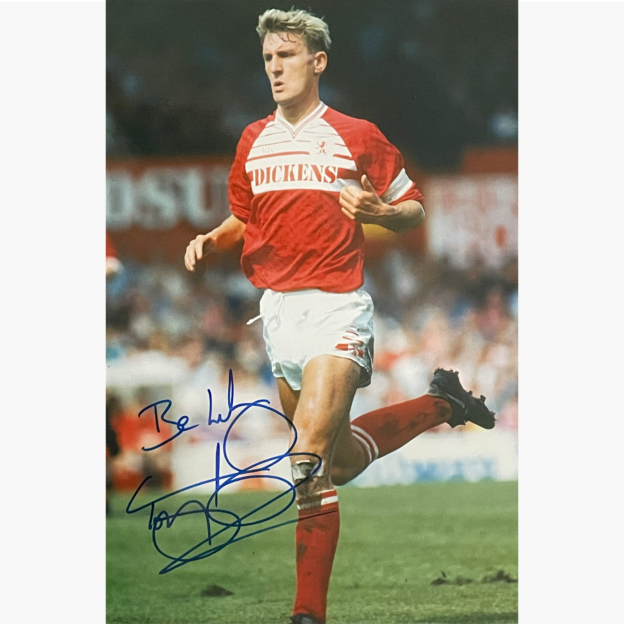 Tony Mowbray – Signed 30cm x 20cm Colour Action Photo