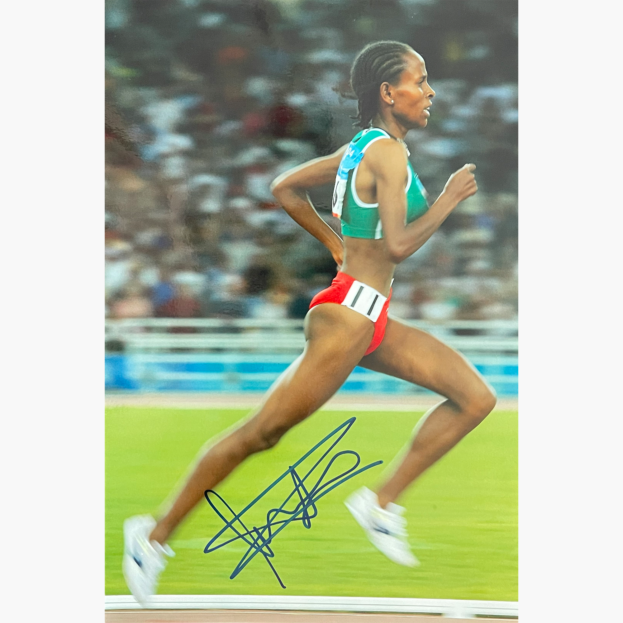 Meseret Defar – Signed 30cm x 20cm Colour Photo