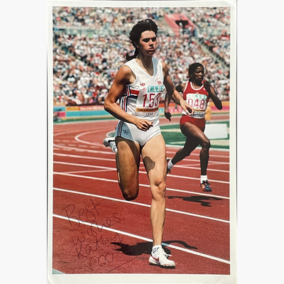 Kathy Cook – Signed 22.3cm x 15.2cm Colour Action Photo