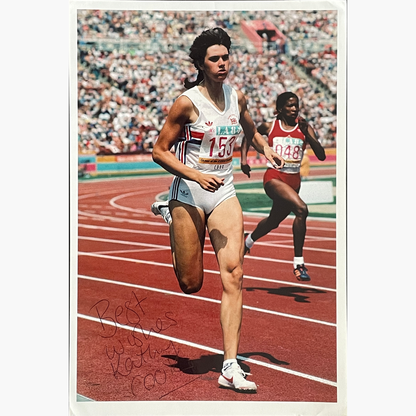 Kathy Cook – Signed 22.3cm x 15.2cm Colour Action Photo