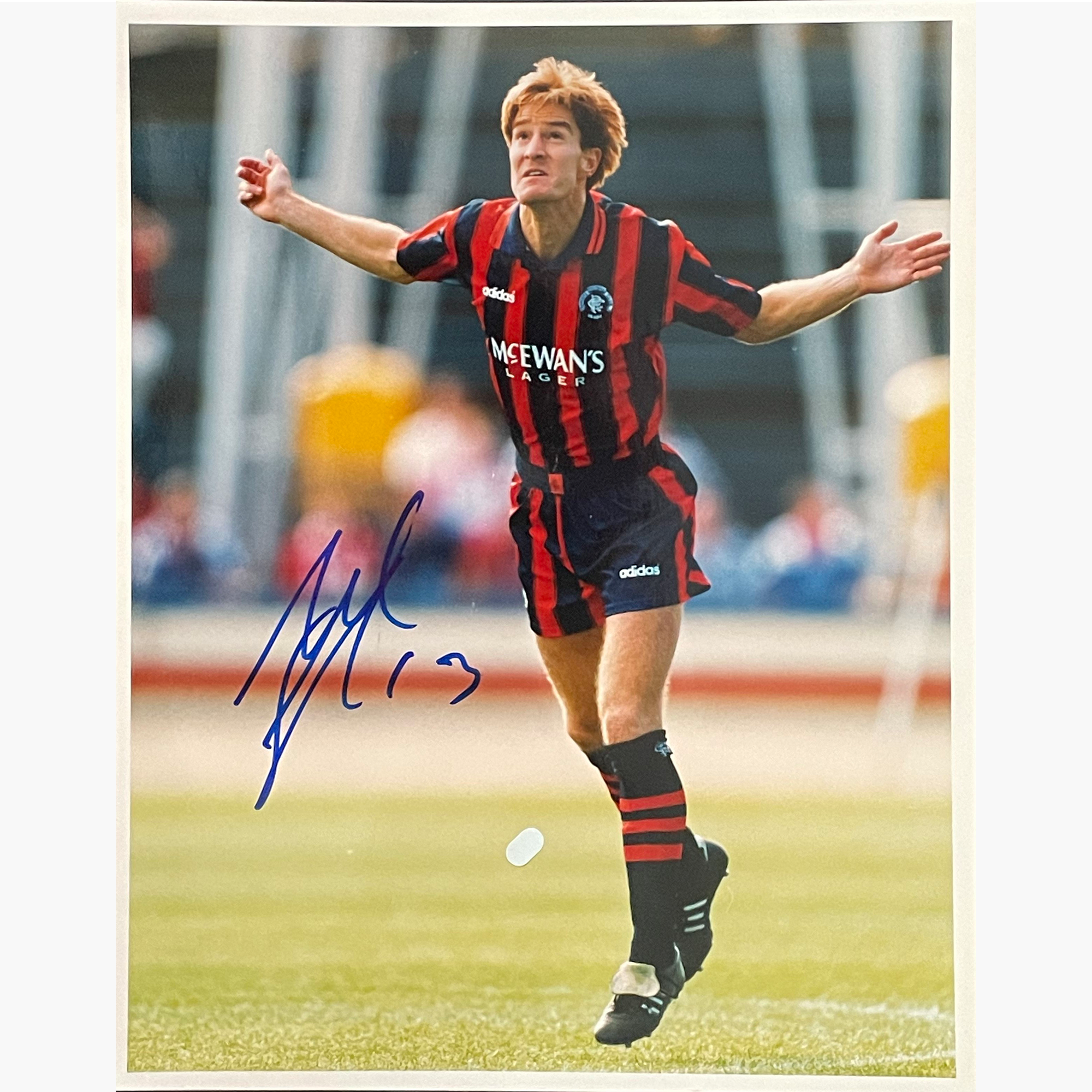 Richard Gough – Signed 25cm x 20cm Colour Action Press Photo