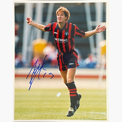 Richard Gough – Signed 25cm x 20cm Colour Action Press Photo