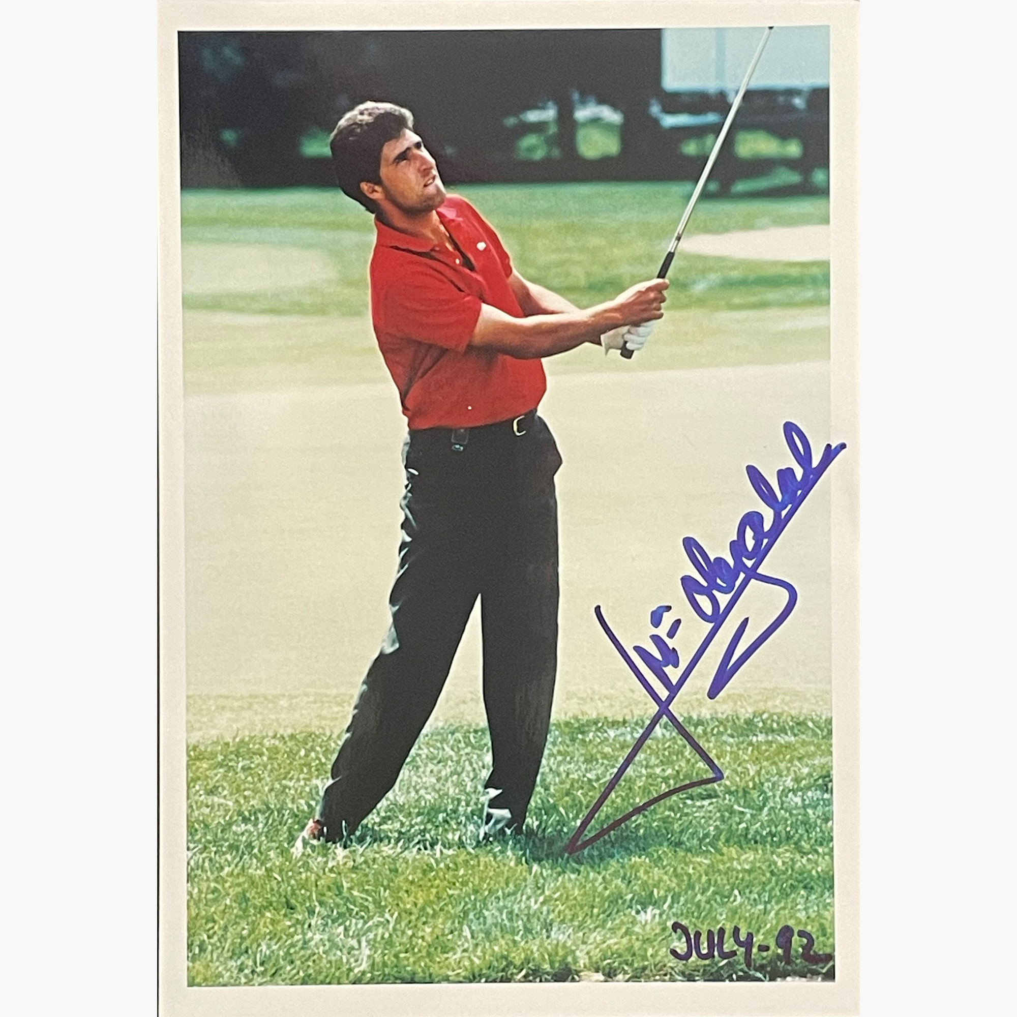 Jose María Olazabal – Signed 18.5cm x 12.7cm Colour Action Photo