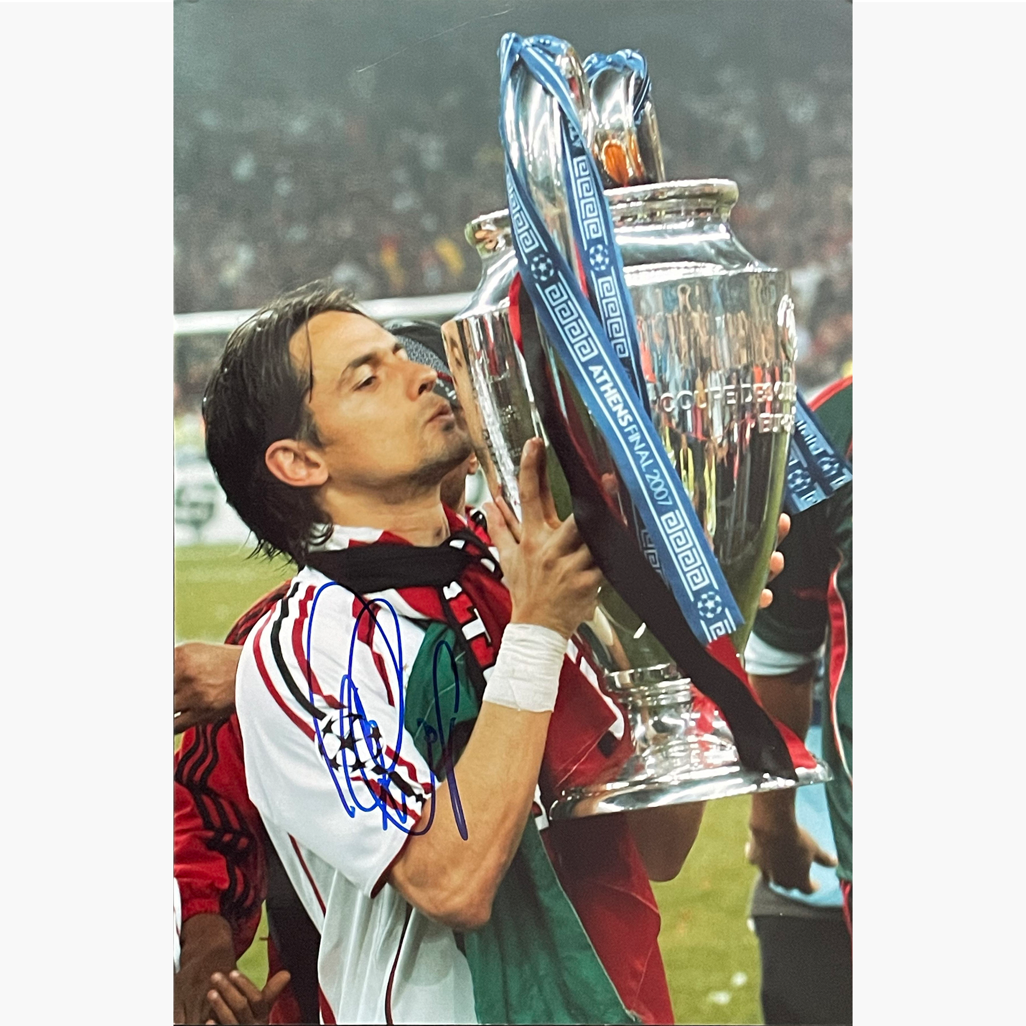 Filippo Inzaghi - Signed 30cm x 20cm Colour Photo