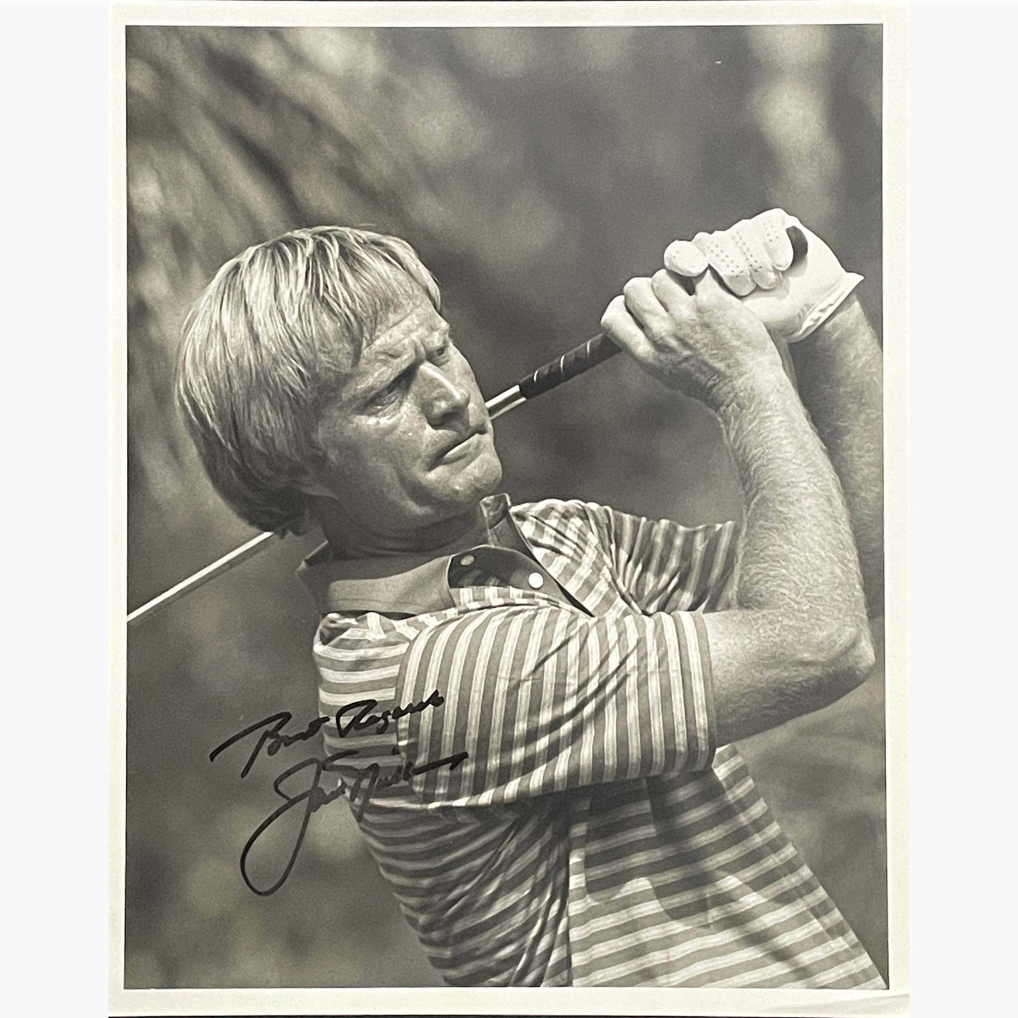 Jack Nicklaus – Signed 10" x 8" Black & White Photo