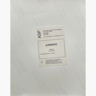 Juninho – Signed 25.5cm x 20cm Colour Action Press Photo