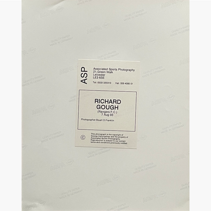 Richard Gough – Signed 25cm x 20cm Colour Action Press Photo