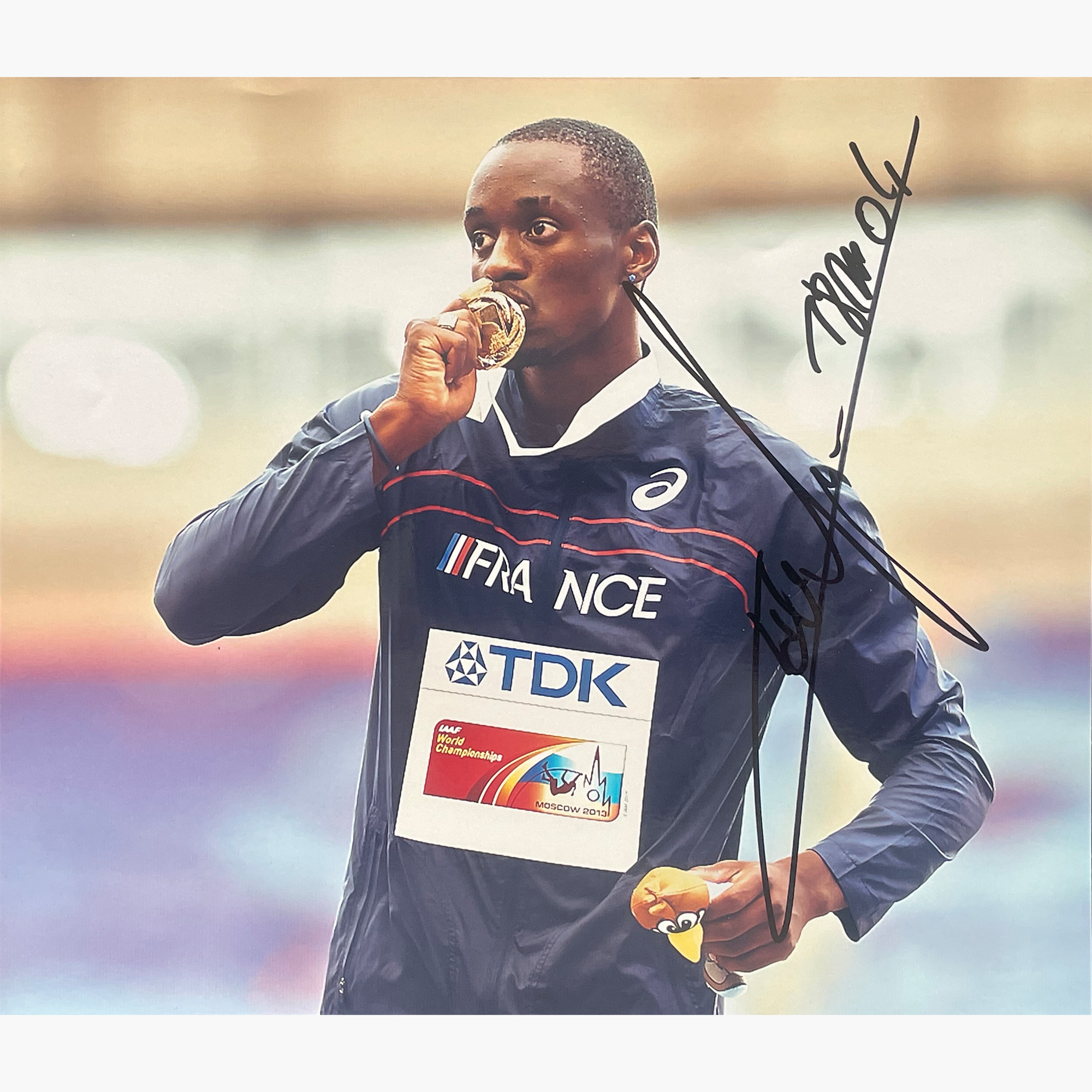 Teddy Tamgho – Signed 23.5cm x 20cm Colour Photo