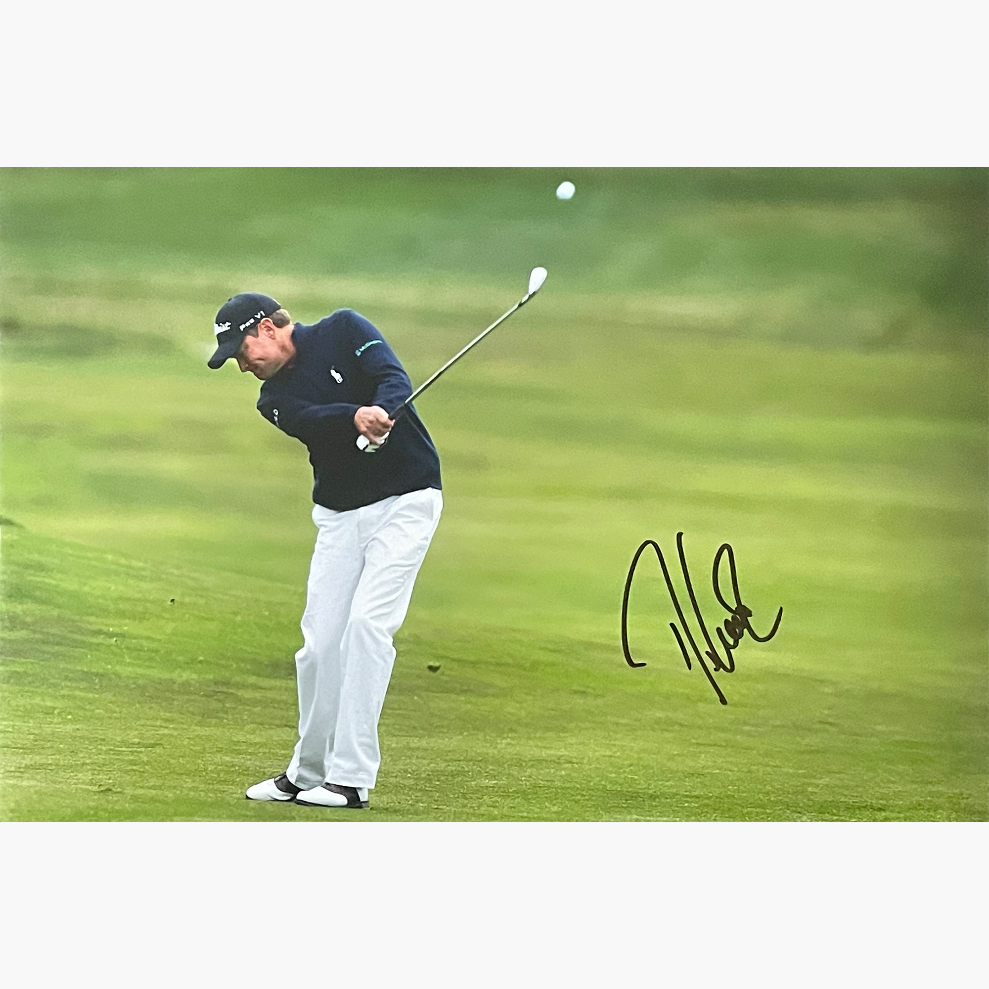 Davis Love III - Signed 30cm x 20cm Colour Action Photo