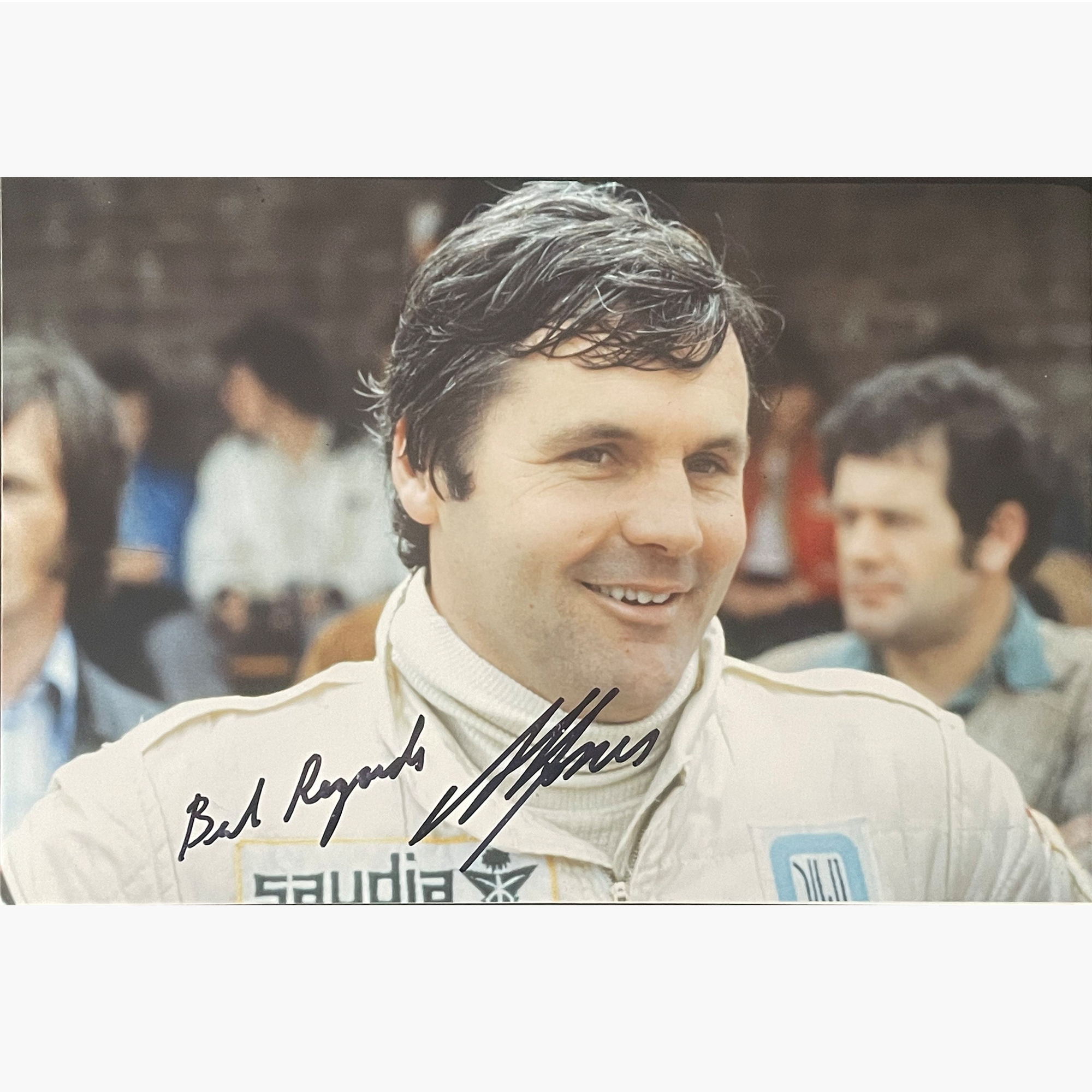 Alan Jones - Signed 30.5cm x 20.5cm Colour Photo