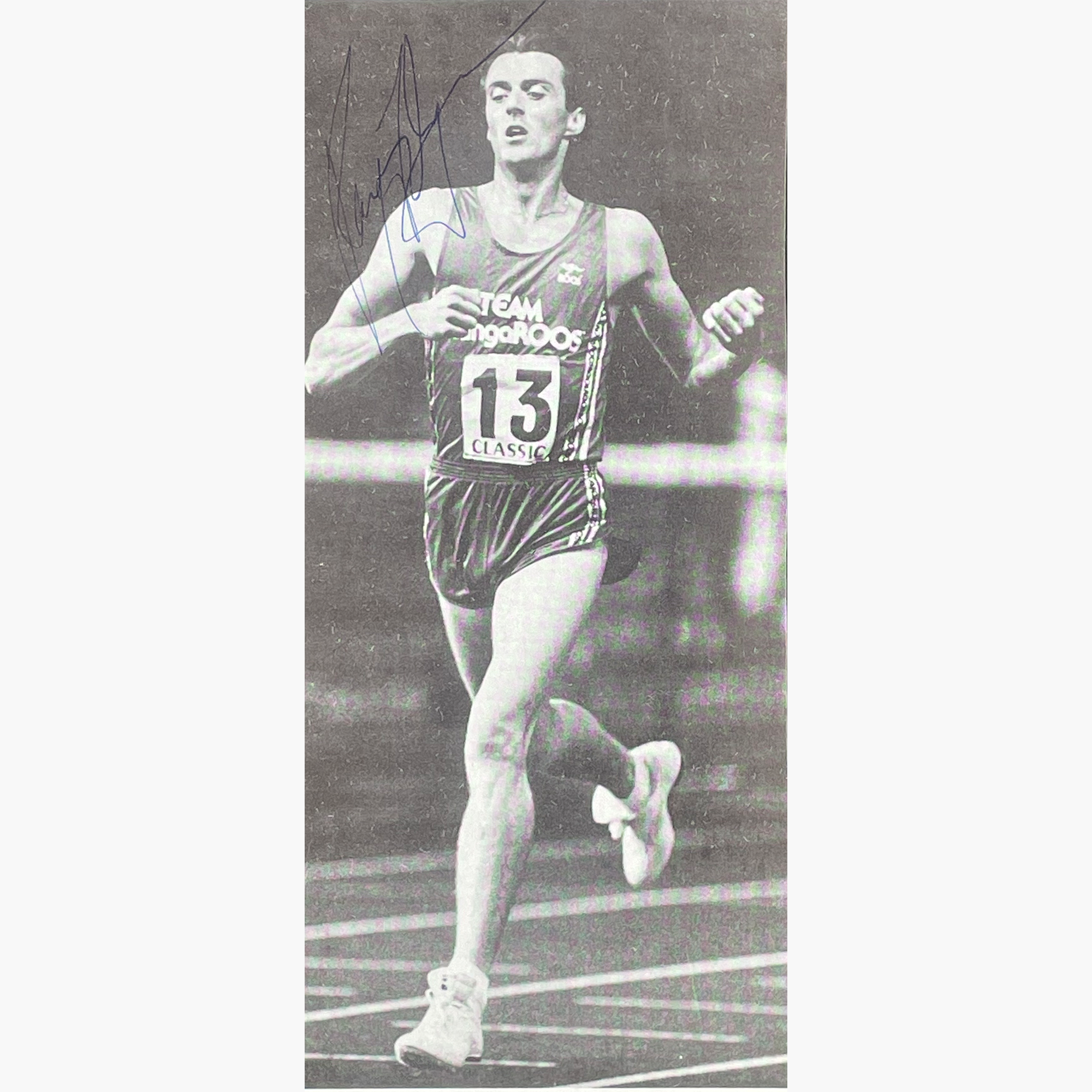 Ray Flynn – Signed 20.5cm x 9cm Black & White Action Magazine Picture