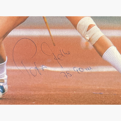 Petra Felke – Signed 26cm x 18.7cm Colour Action Magazine Picture
