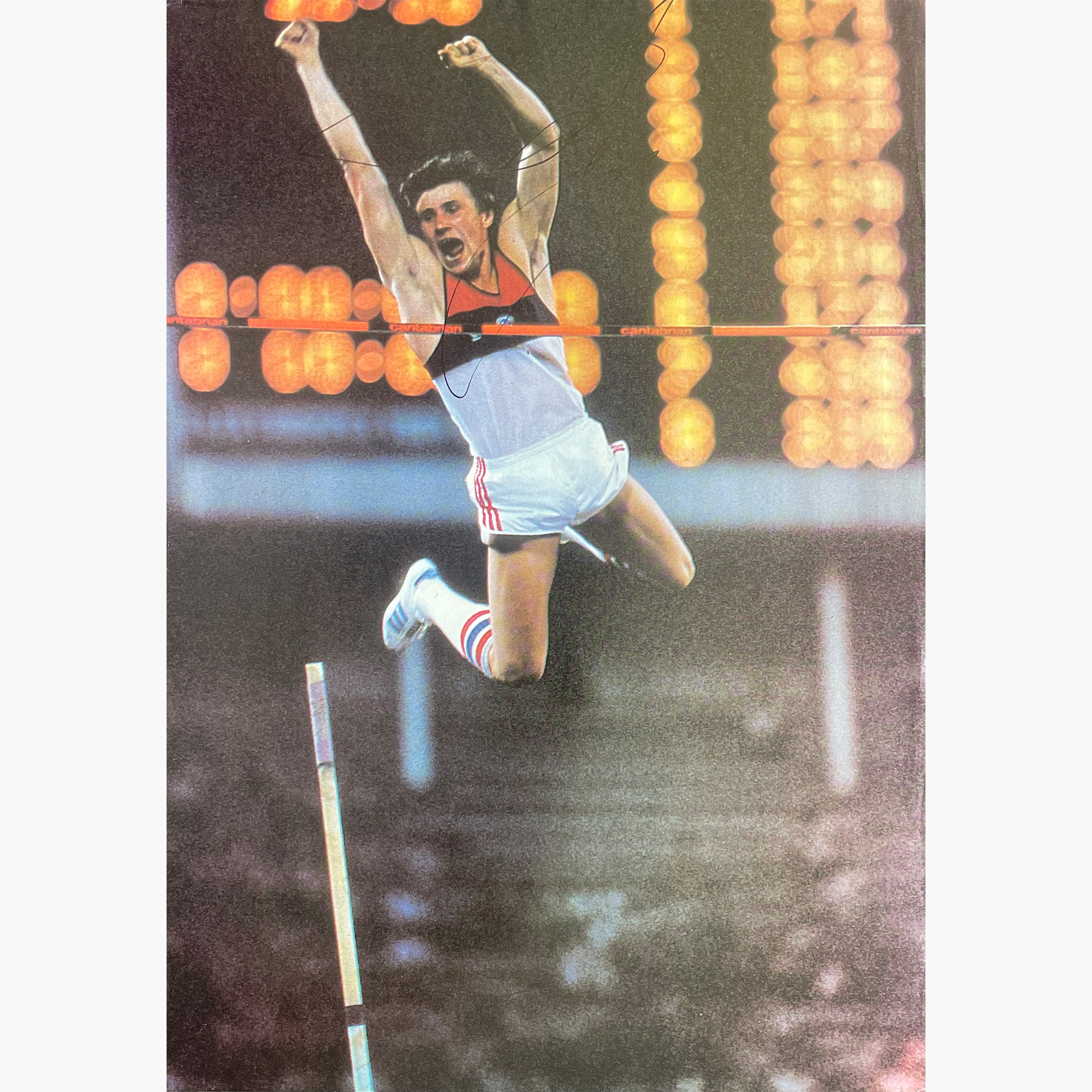 Sergey Bubka – Signed 29.5cm x 20.8cm Colour Action Magazine Picture