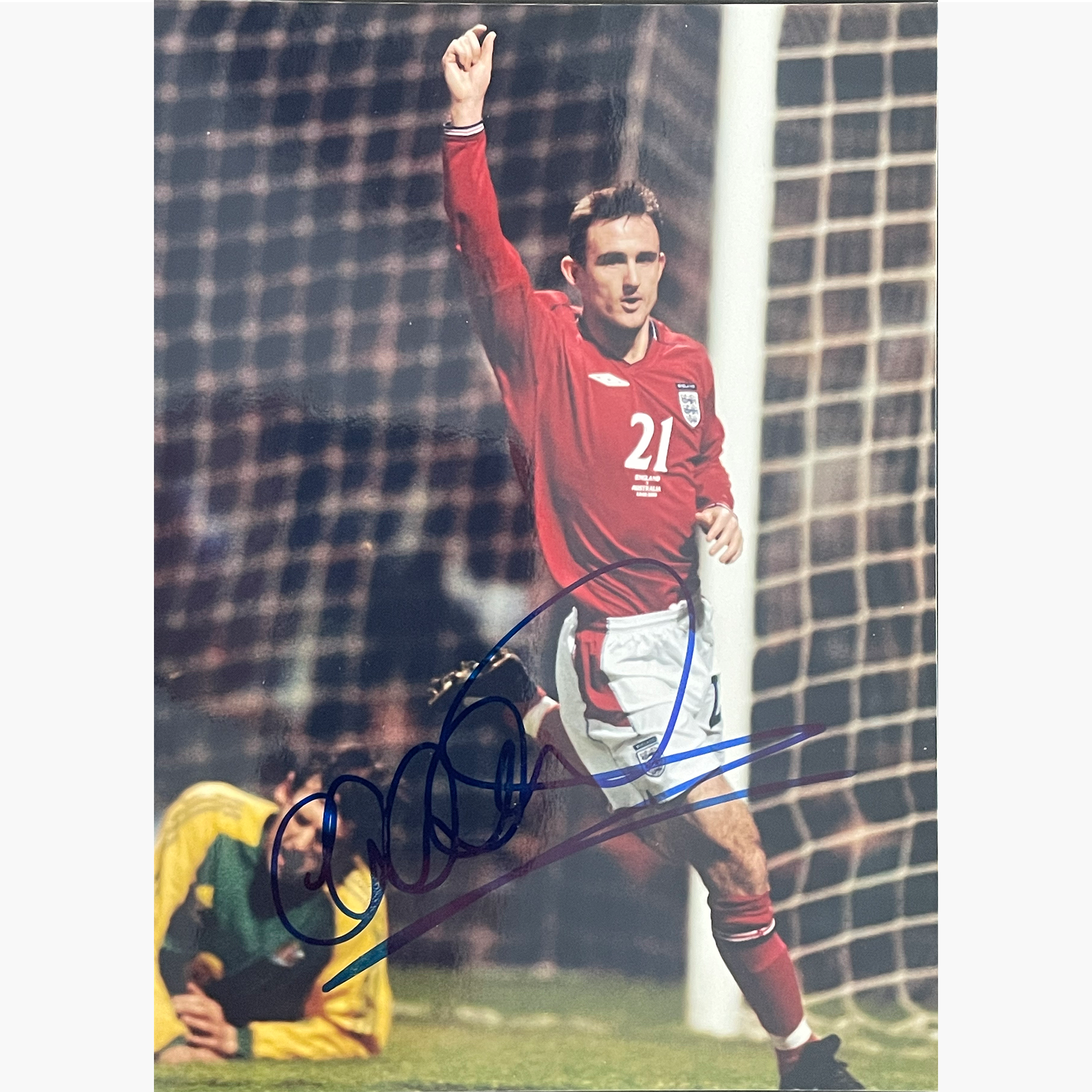 Francis Jeffers – Signed 21cm x 15cm Colour Action Photo