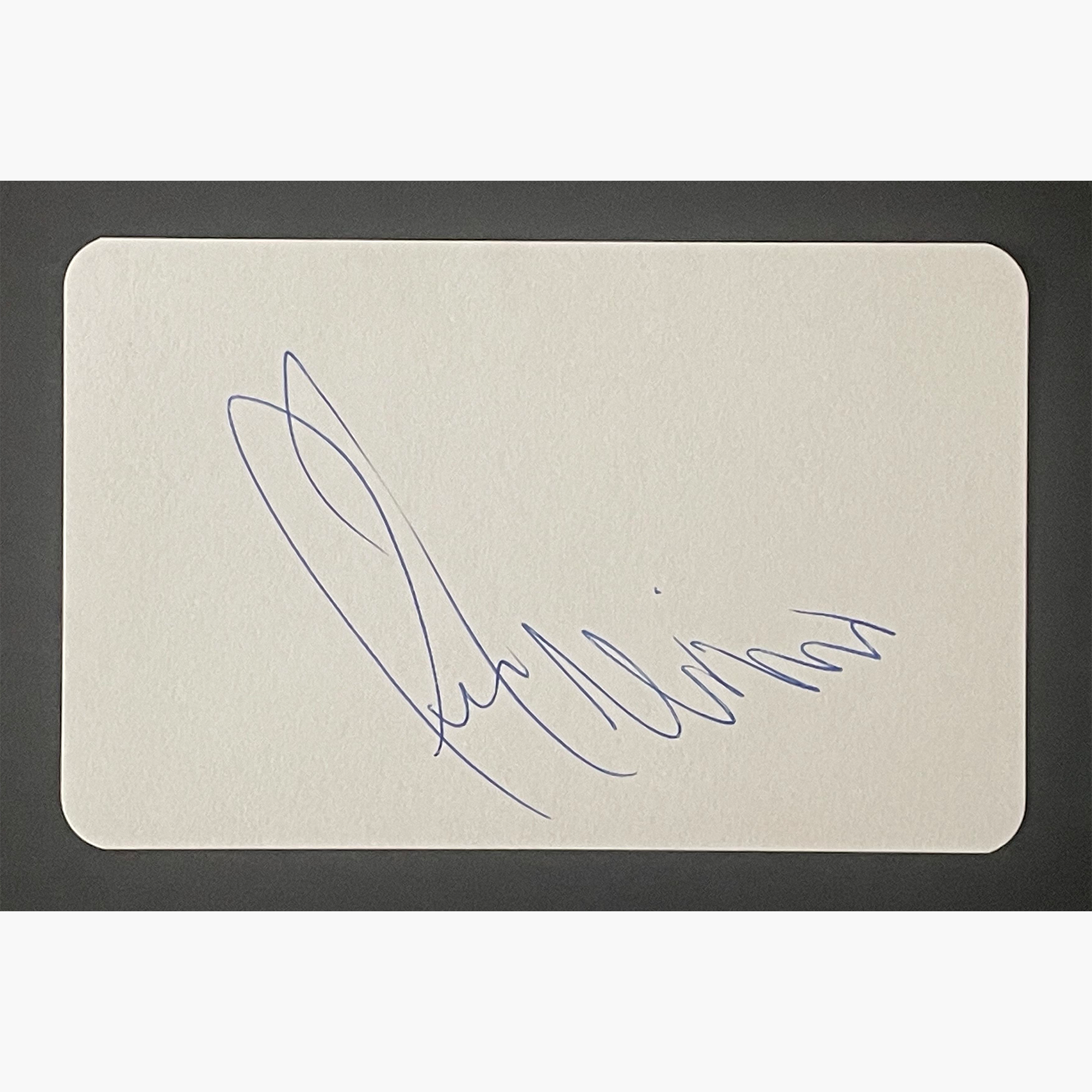 Lee Trevino – Signed 14cm x 9cm Plain White Card