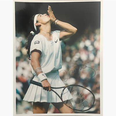 Arantxa Sanchez – Signed 25.5cm x 20cm Colour Action Press Photo