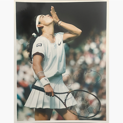 Arantxa Sanchez – Signed 25.5cm x 20cm Colour Action Press Photo