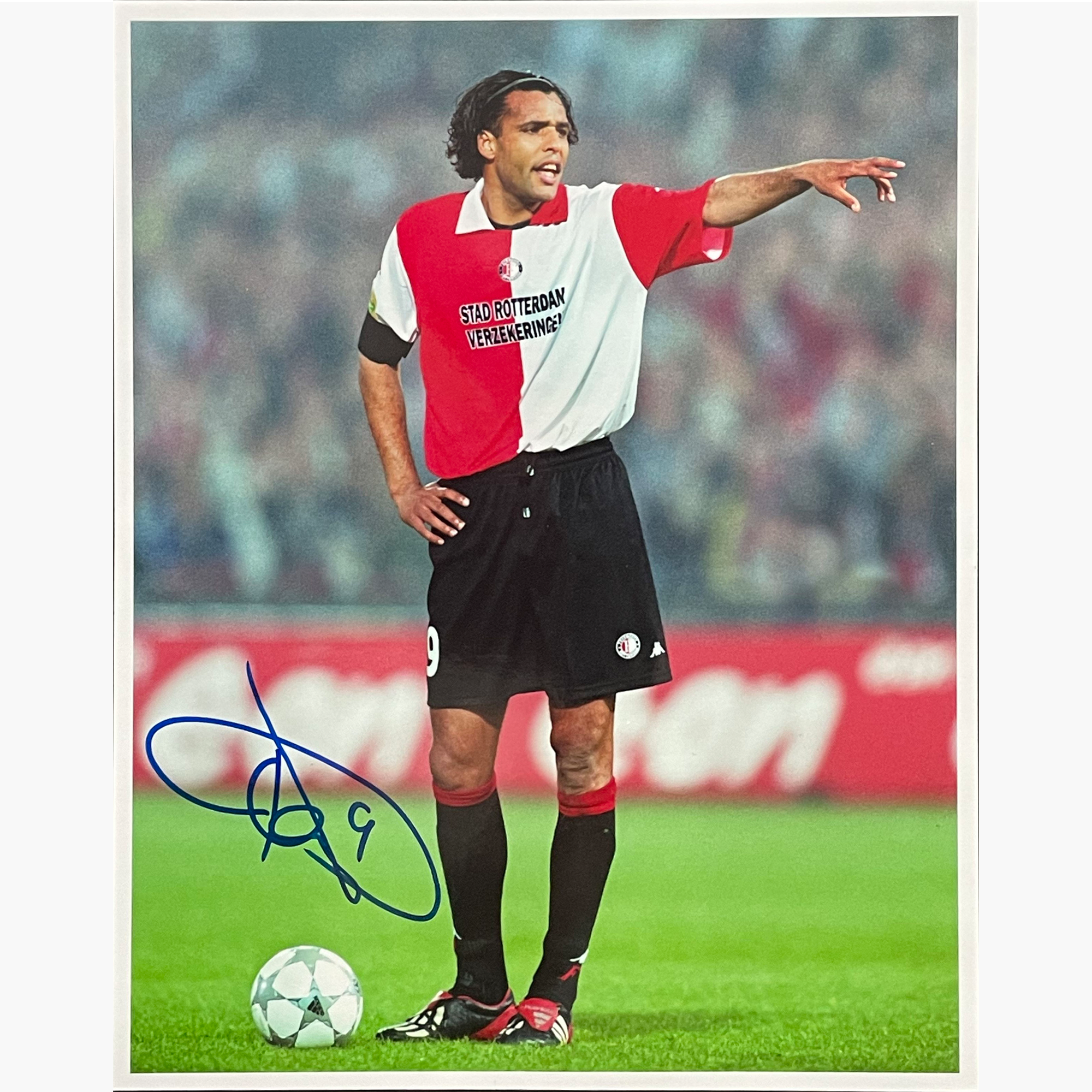 Pierre Van Hoojidonk – Signed 25.5cm x 20cm Colour Action Photo