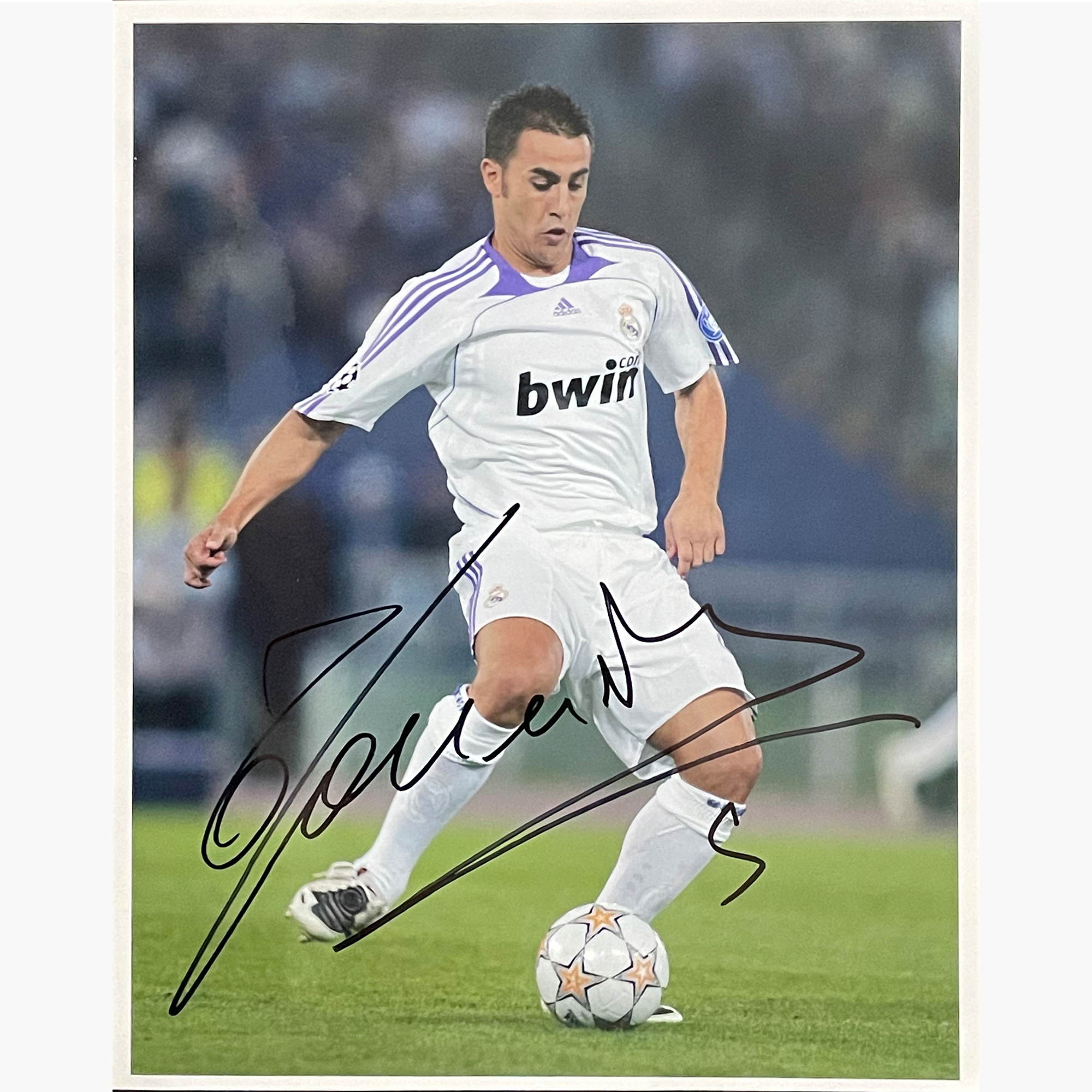 Fabio Cannavaro – Signed 25cm x 20cm Colour Action Photo