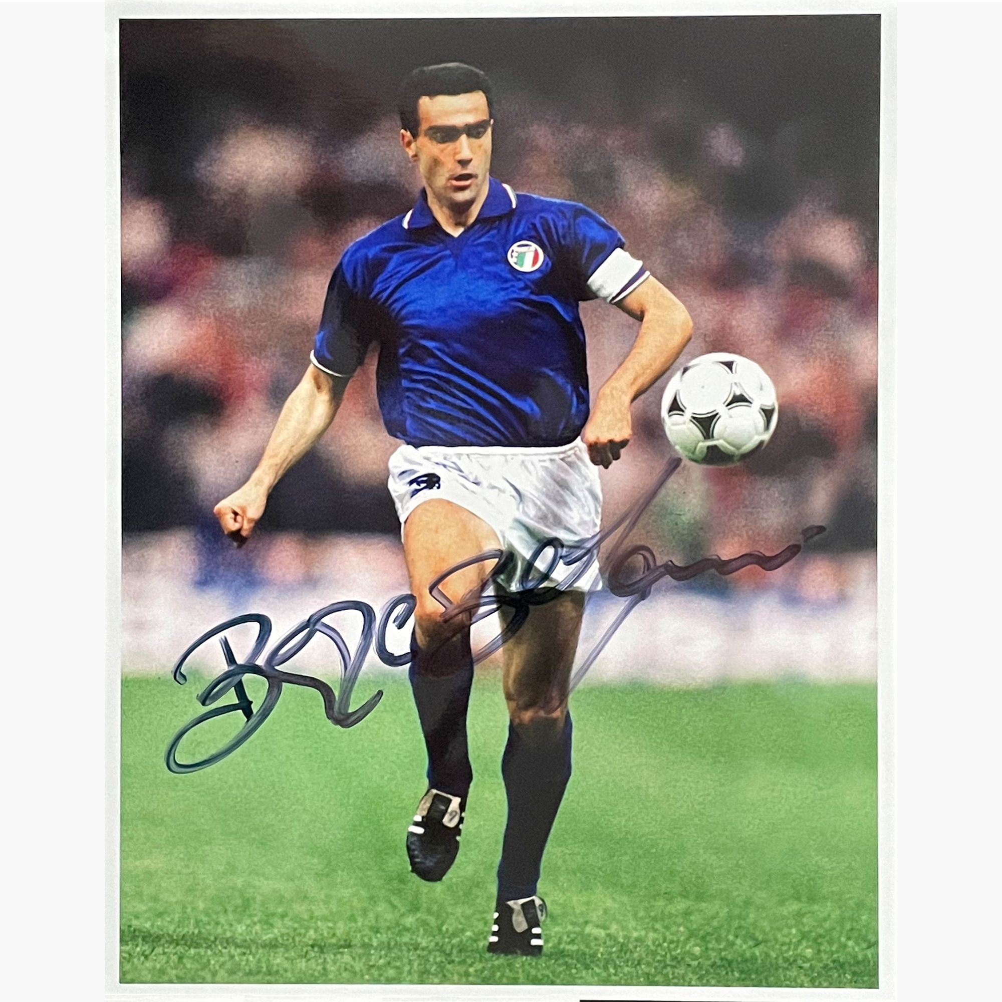 Giuseppe Bergomi – Signed 25.5cm x 20cm Colour Action Photo