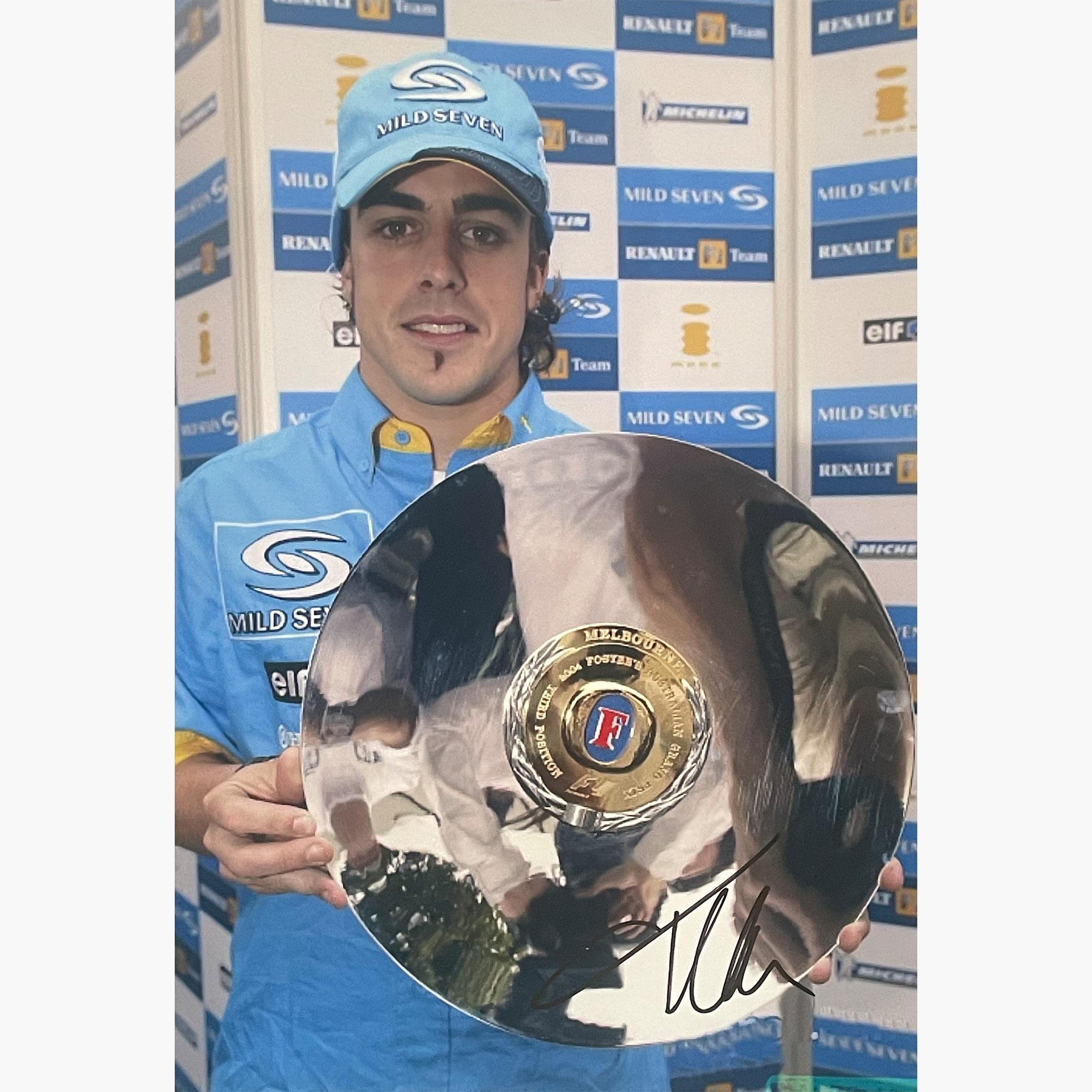 Fernando Alonso – Signed 28cm x 19.3cm Colour Photo
