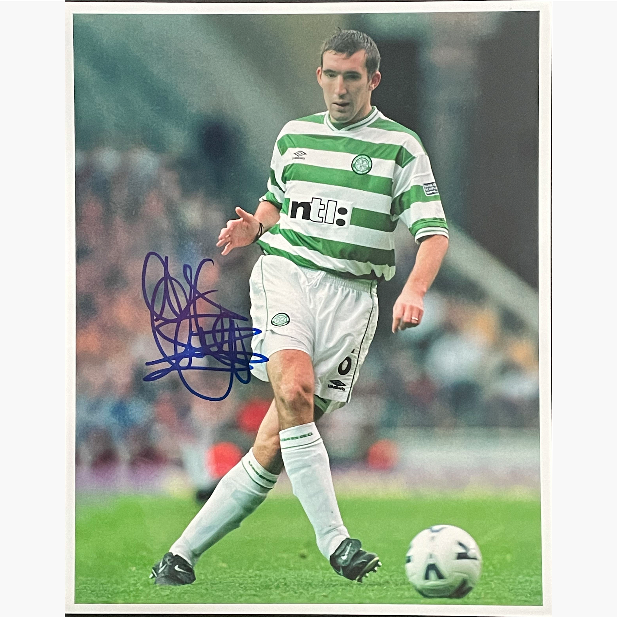 Alan Stubbs – Signed 25.5cm x 20cm Colour Action Photo