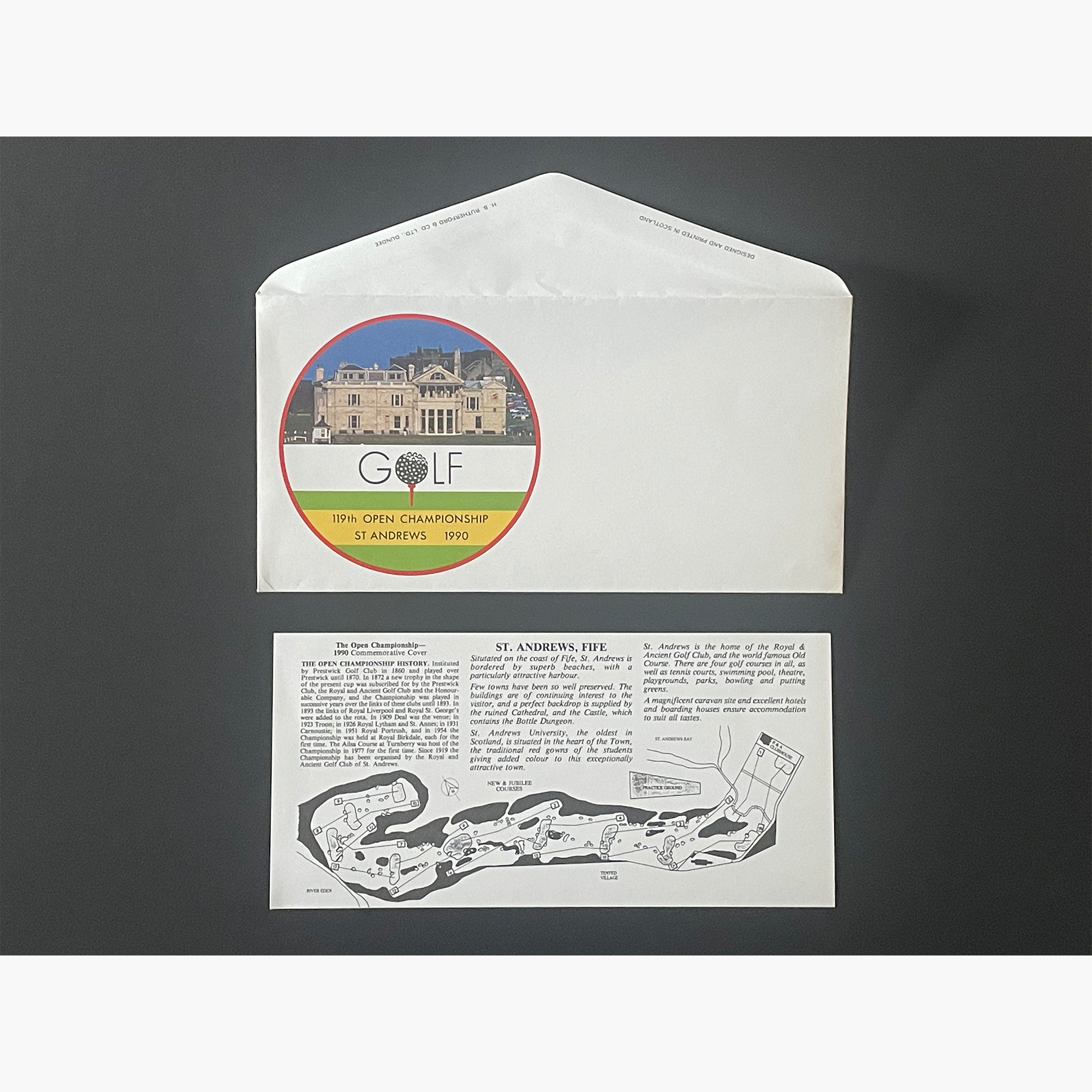 119th Open Golf Championship – 1990 St Andrews Commemorative Cover